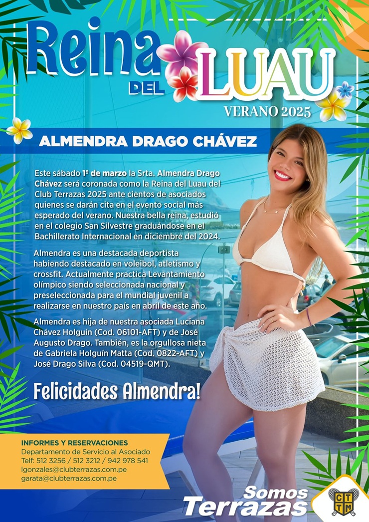 🌺🌴REINA DEL LUAU VERANO 2025🎉🌺