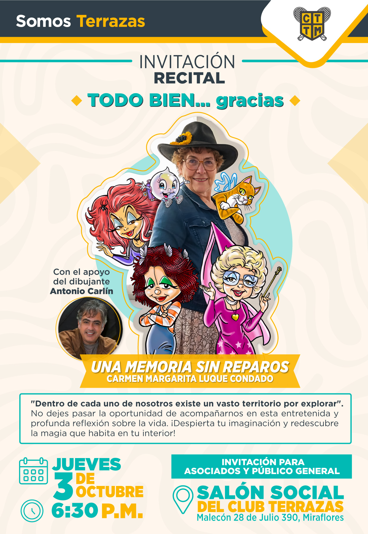 RECITAL "TODO BIEN...gracias" - UNA MEMORIA SIN REPAROS 