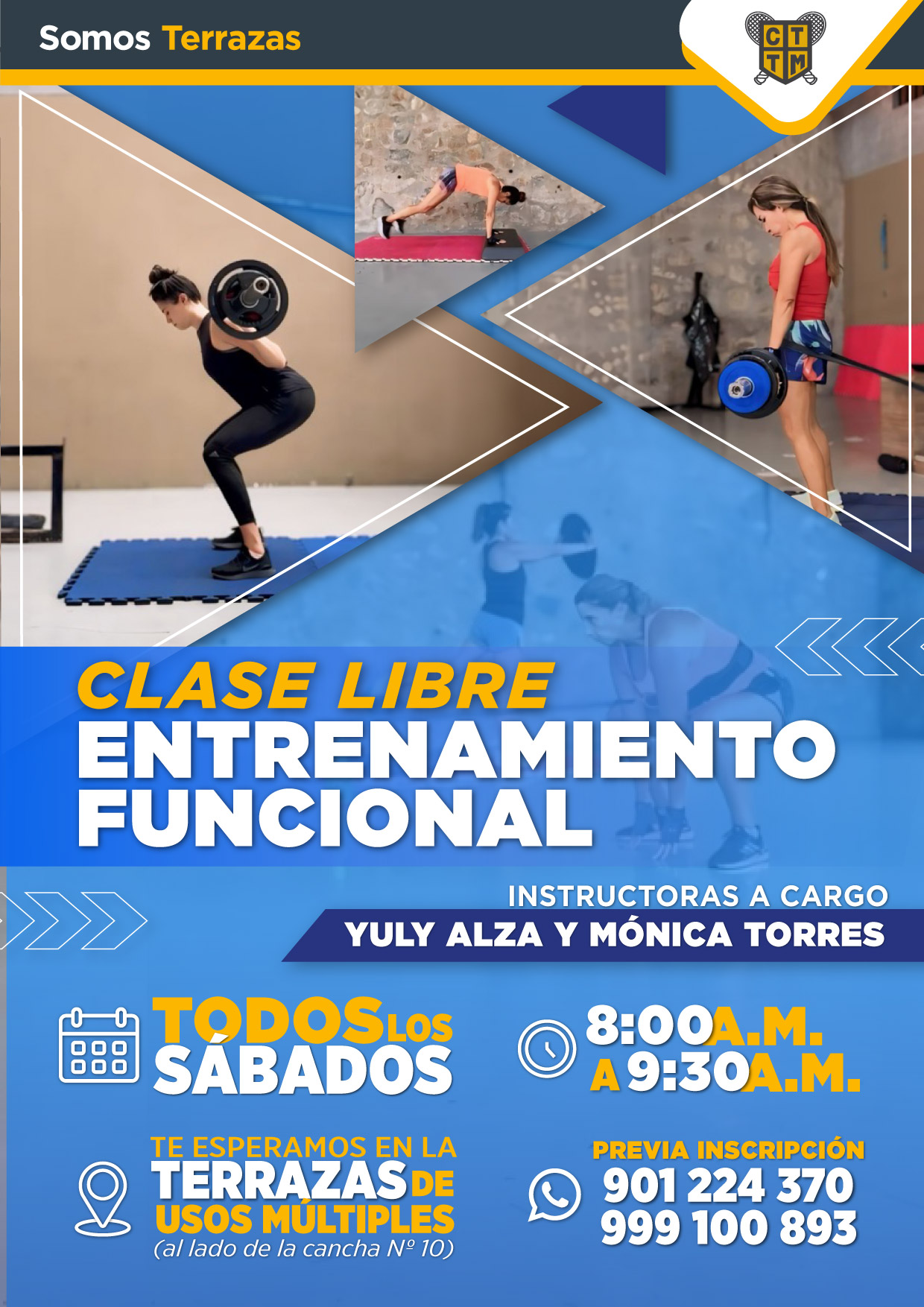 CLASE LIBRE DE ENTRENAMIENTO FUNCIONAL