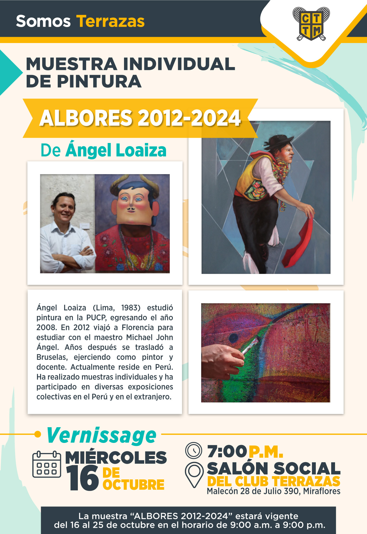 MUESTRA INDIVIDUAL DE PINTURA "ALBORES 2012-2024"