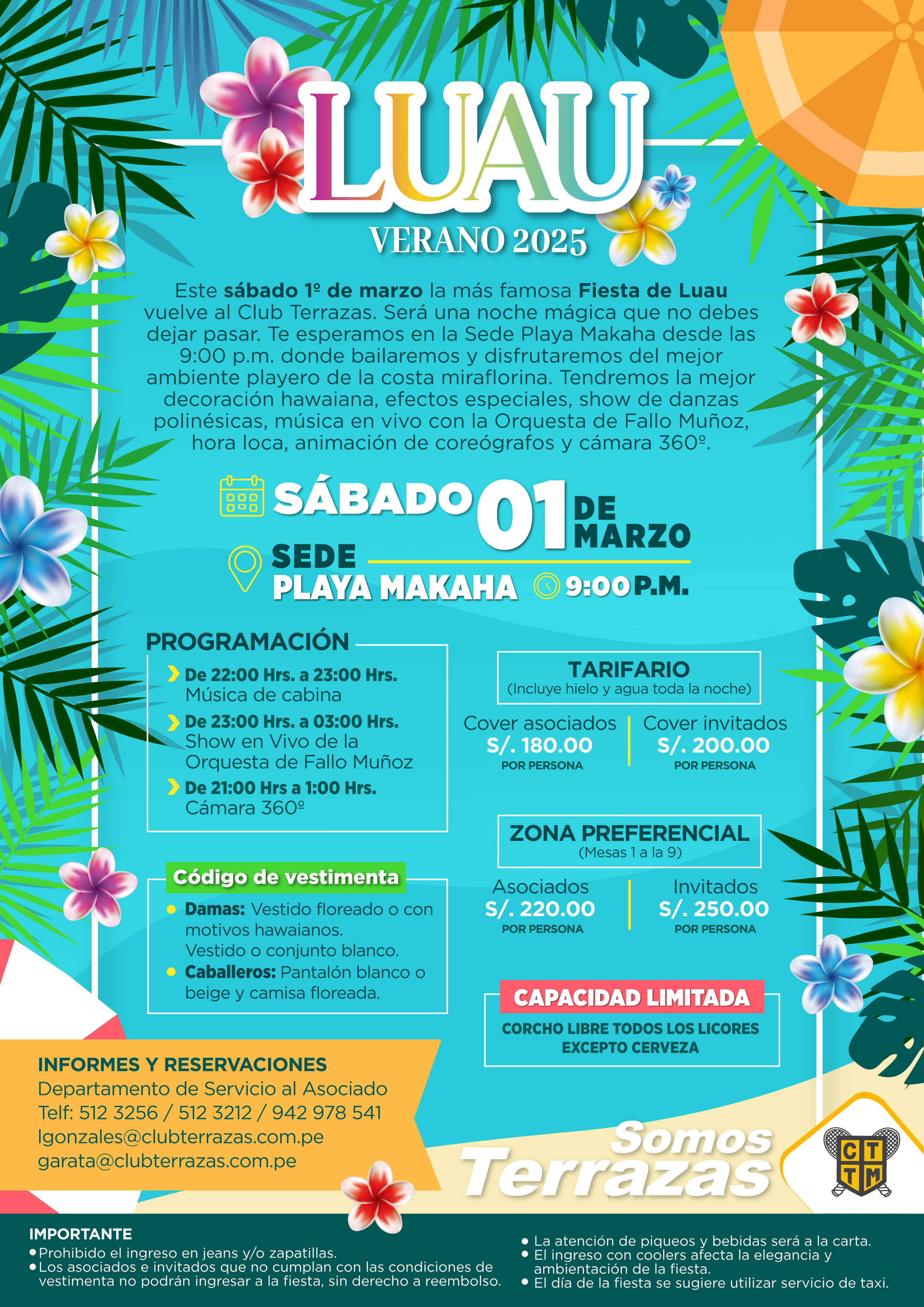 🌺🌴LUAU VERANO 2025🎉