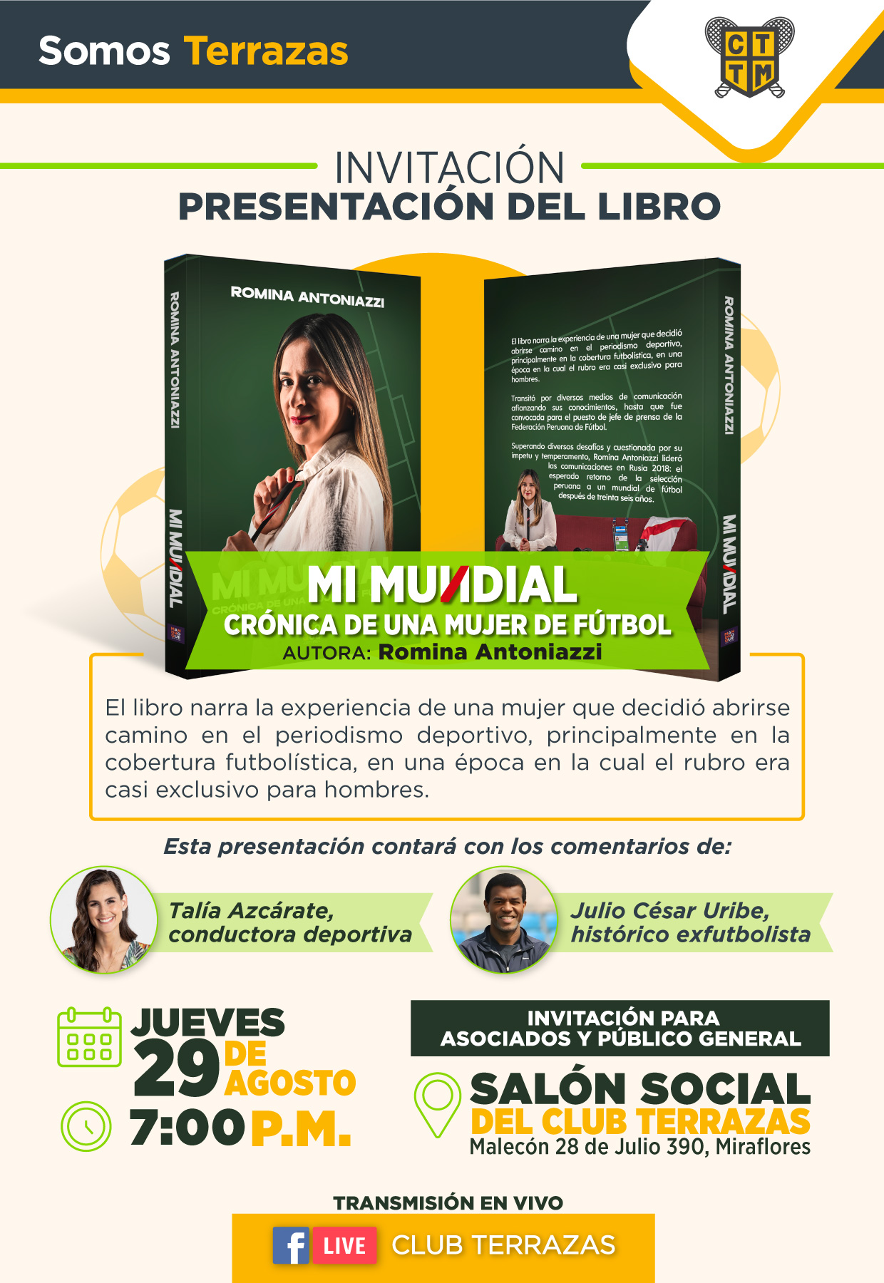 PRESENTACIÓN DEL LIBRO - MI MUNDIAL: CRÓNICA DE UNA MUJER DE FÚTBOL