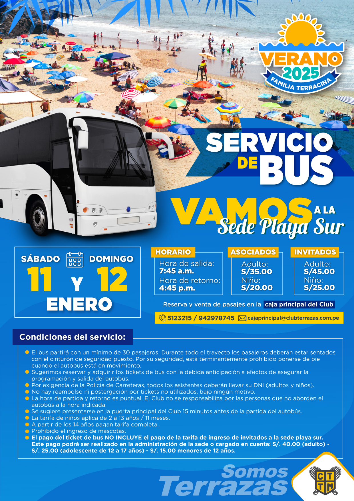 🚌 SERVICIO DE BUS A SEDE CHEPECONDE 🚌