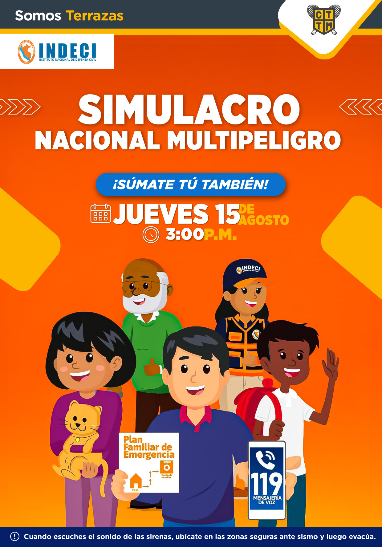 SIMULACRO NACIONAL MULTIPELIGRO ANTE SISMOS Y PELIGROS ASOCIADOS
