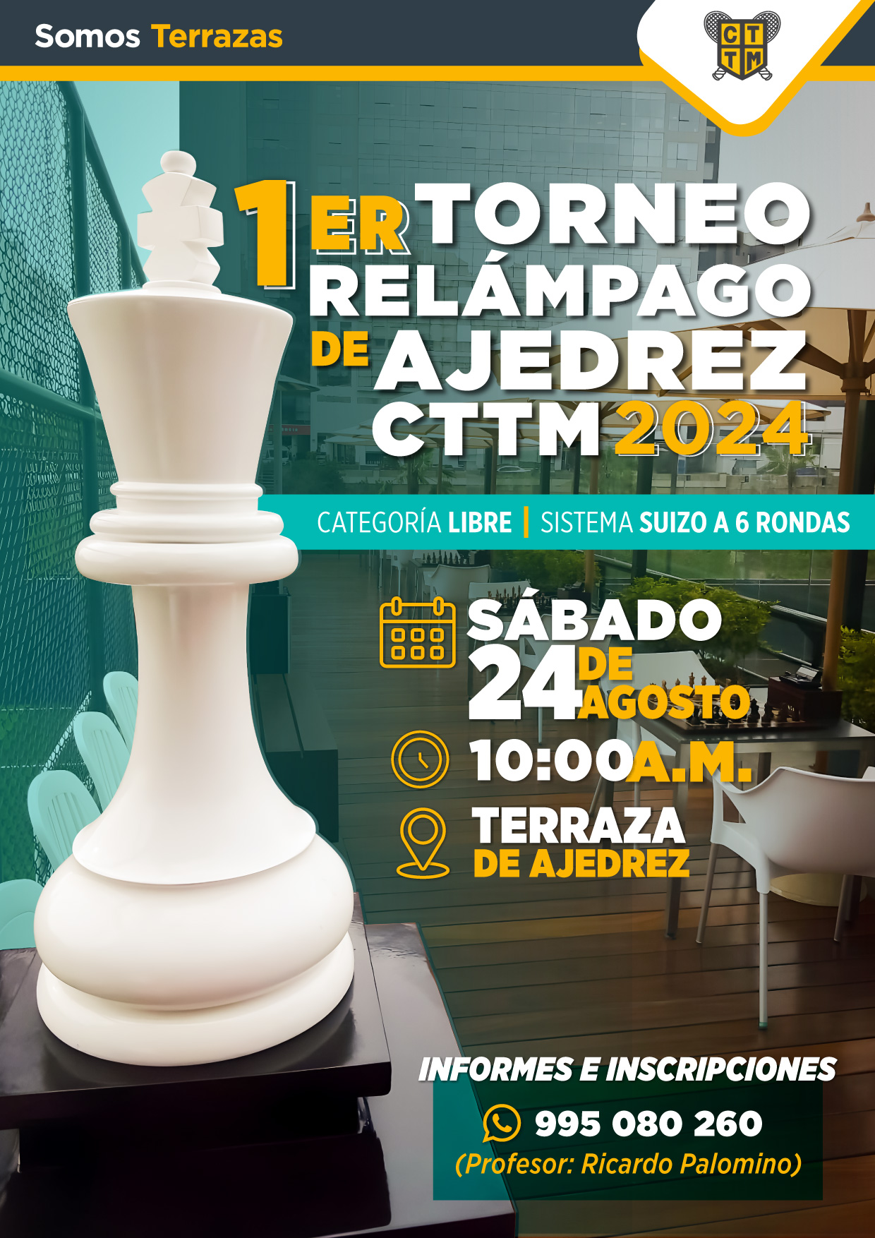 I TORNEO RELÁMPAGO DE AJEDREZ CTTM 2024