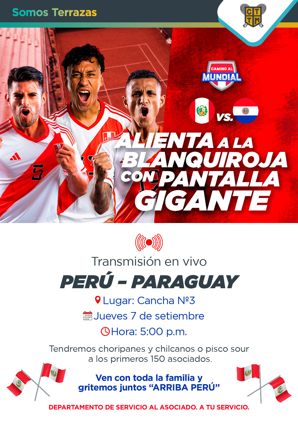 ¡ESTE JUEVES ALIENTA A LA BLANQUIROJA EN PANTALLA GIGANTE! 