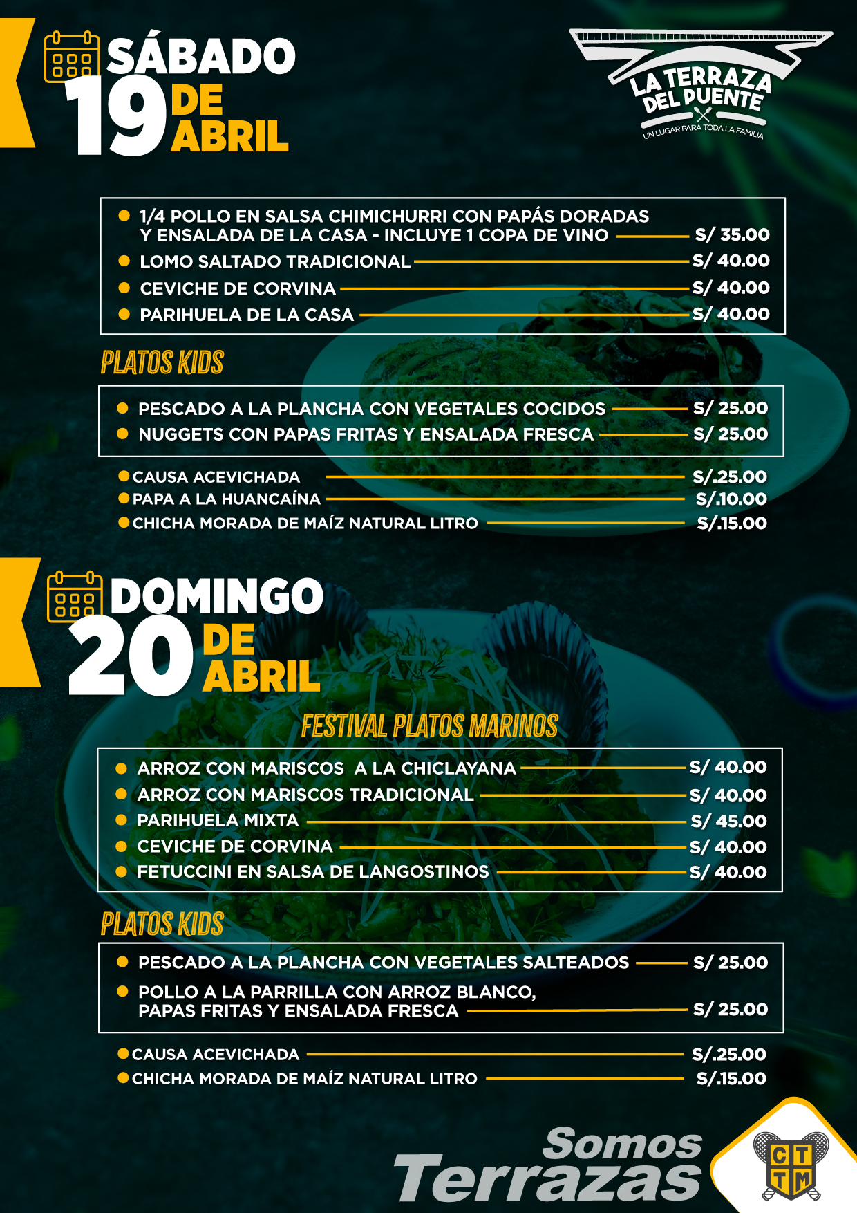 🍽️ ESTE FIN DE SEMANA VEN A "LA TERRAZA DEL PUENTE VILLENA" 🌉