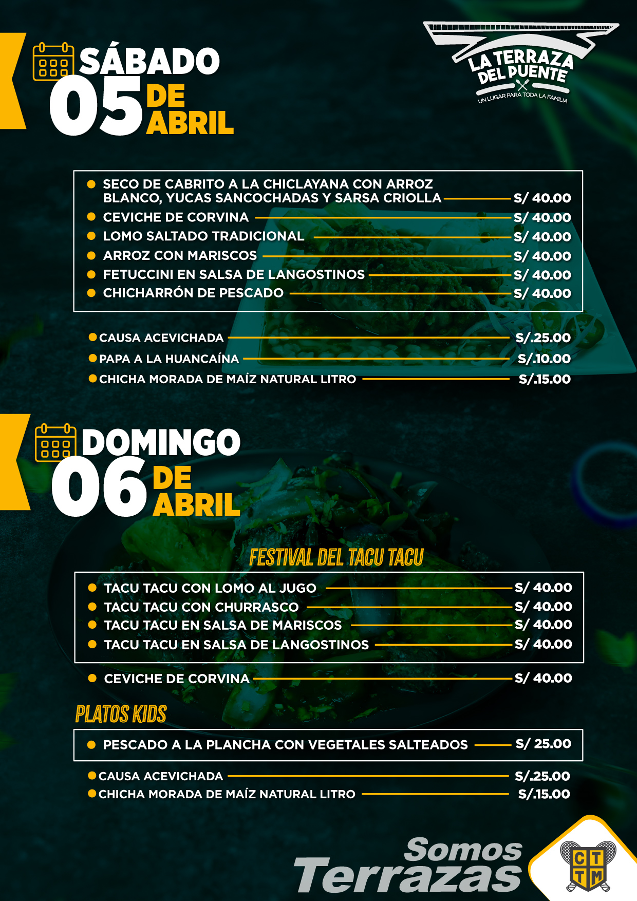 🍽️ ESTE FIN DE SEMANA VEN A "LA TERRAZA DEL PUENTE VILLENA" 🌉