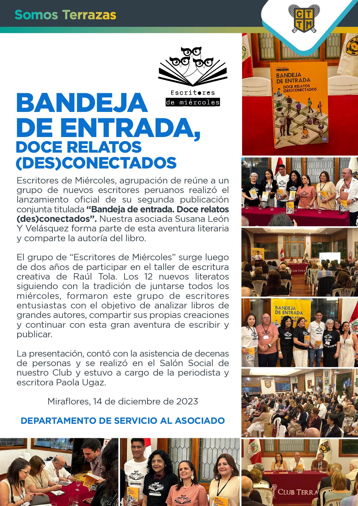  BANDEJA DE ENTRADA, DOCE RELATOS (DES)CONECTADOS