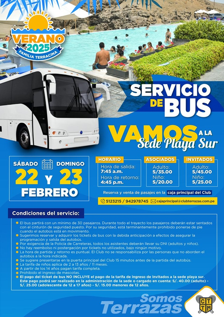 🚌 SERVICIO DE BUS A SEDE CHEPECONDE 🚌