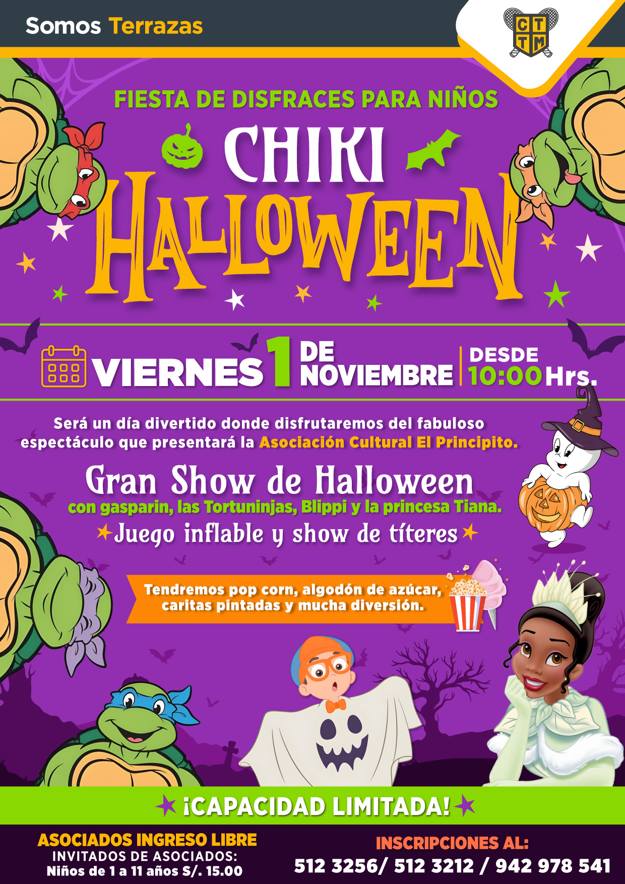 CHIKI HALLOWEEN 2024: FIESTA DE DISFRACES PARA NIÑOS