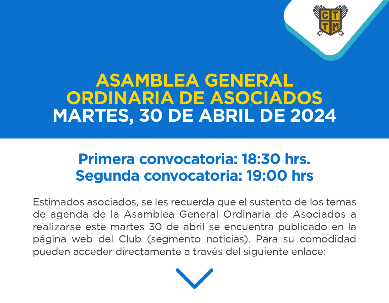 INFORMACIÓN ASAMBLEA ORDINARIA DE ASOCIADOS