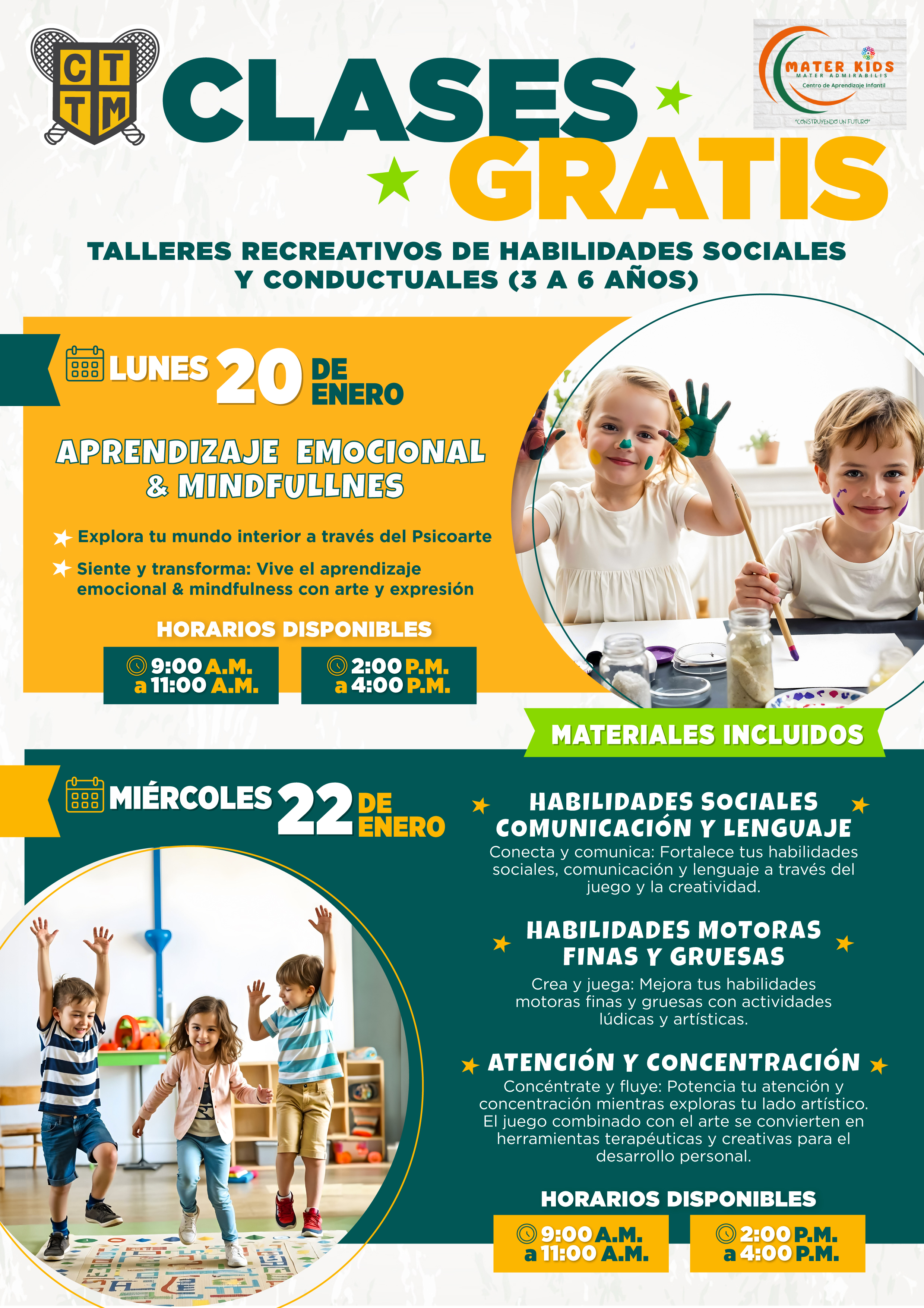 🎉 CLASE GRATIS DE TALLER RECREATIVO ✨ 