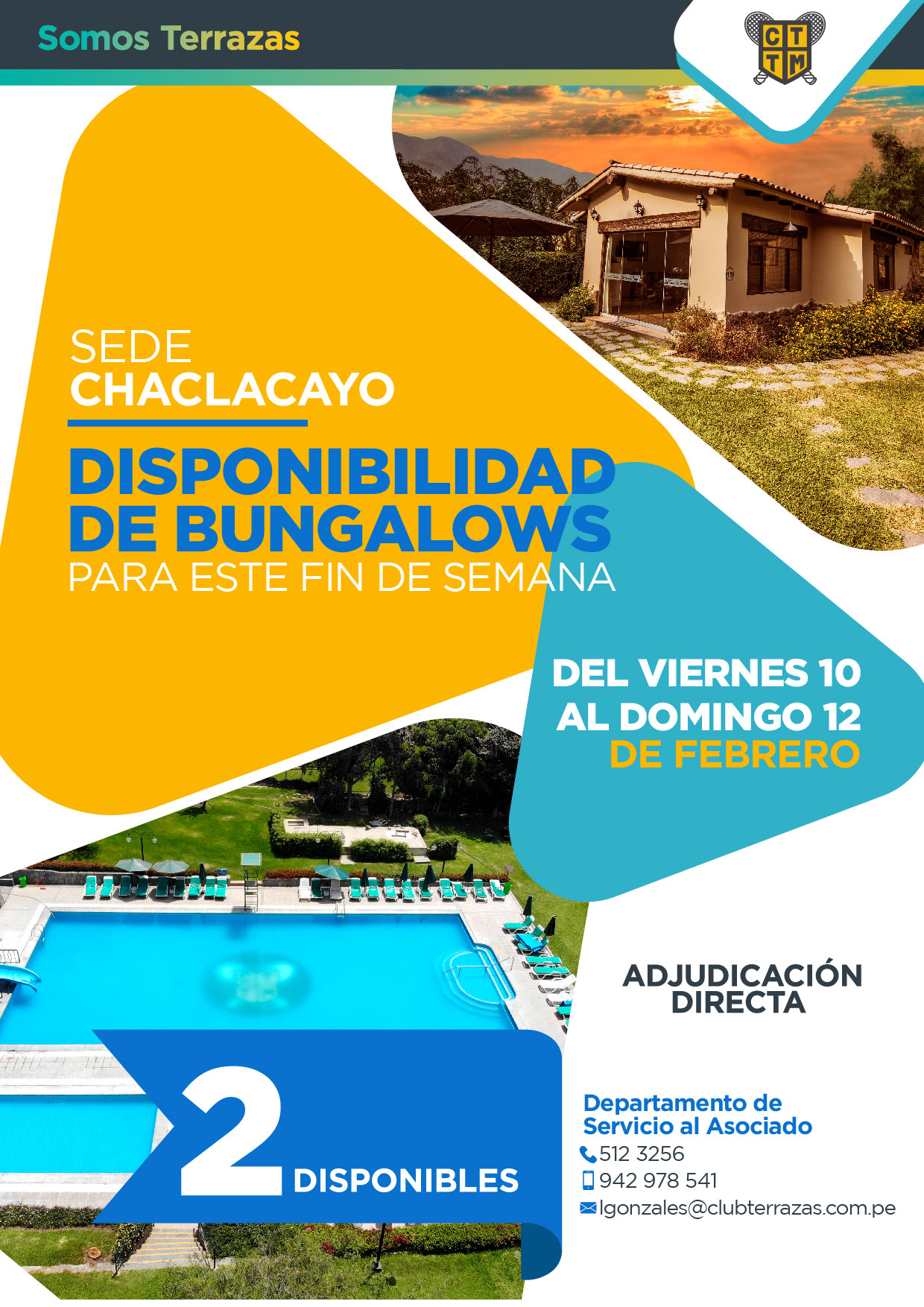 ESCÁPATE A CHACLACAYO ESTE FIN DE SEMANA: DISPONIBILIDAD DE BUNGALOWS