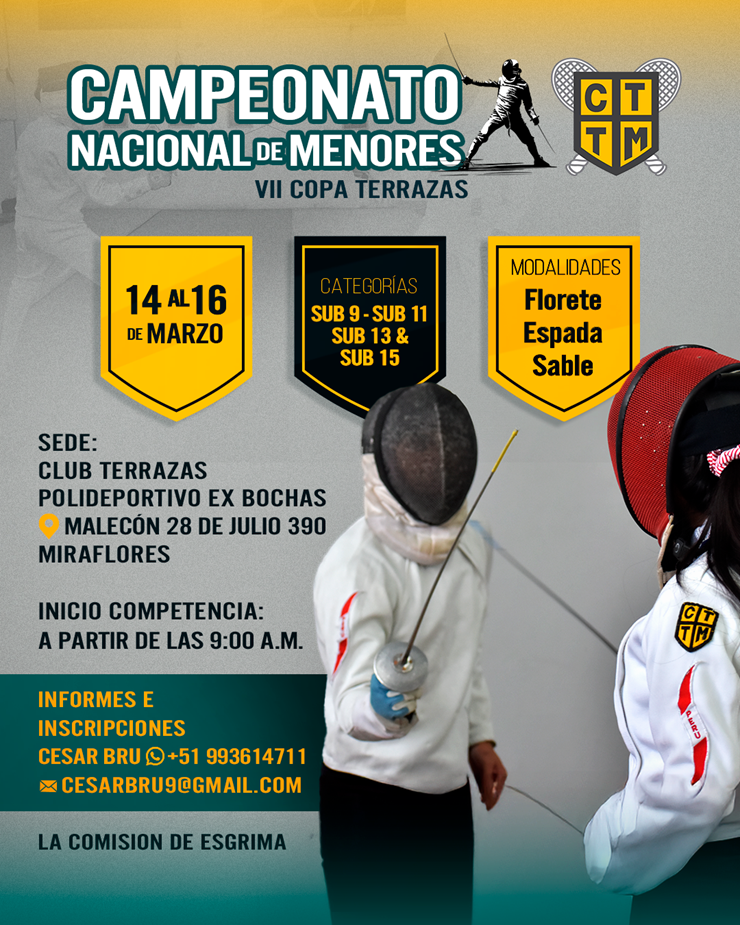 🤺CAMPEONATO NACIONAL DE MENORES 🤺 🏆VII COPA TERRAZAS 🏆