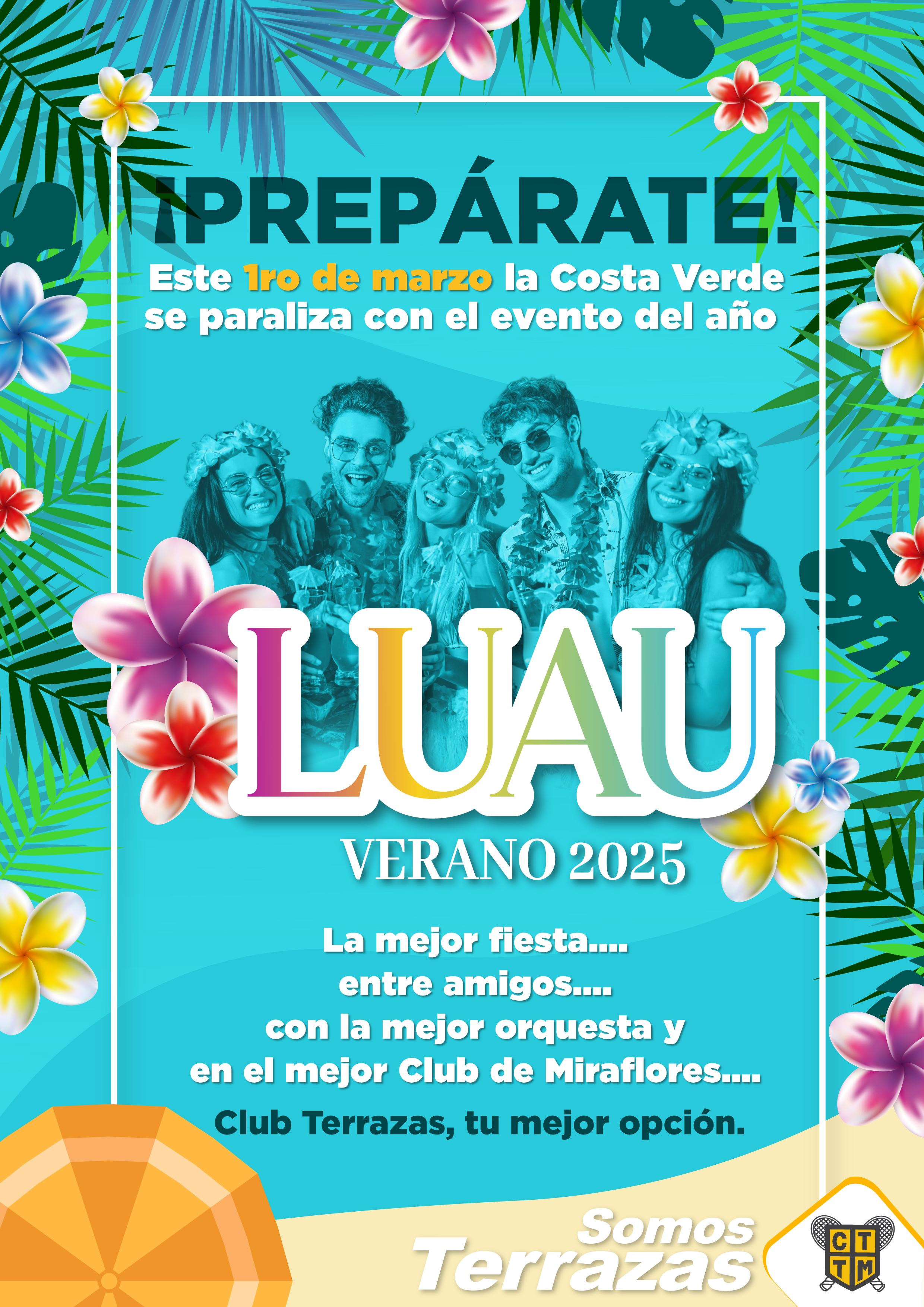 🌺🌴 ¡PREPÁRATE!  LUAU VERANO 2025🏖️🌞🎉