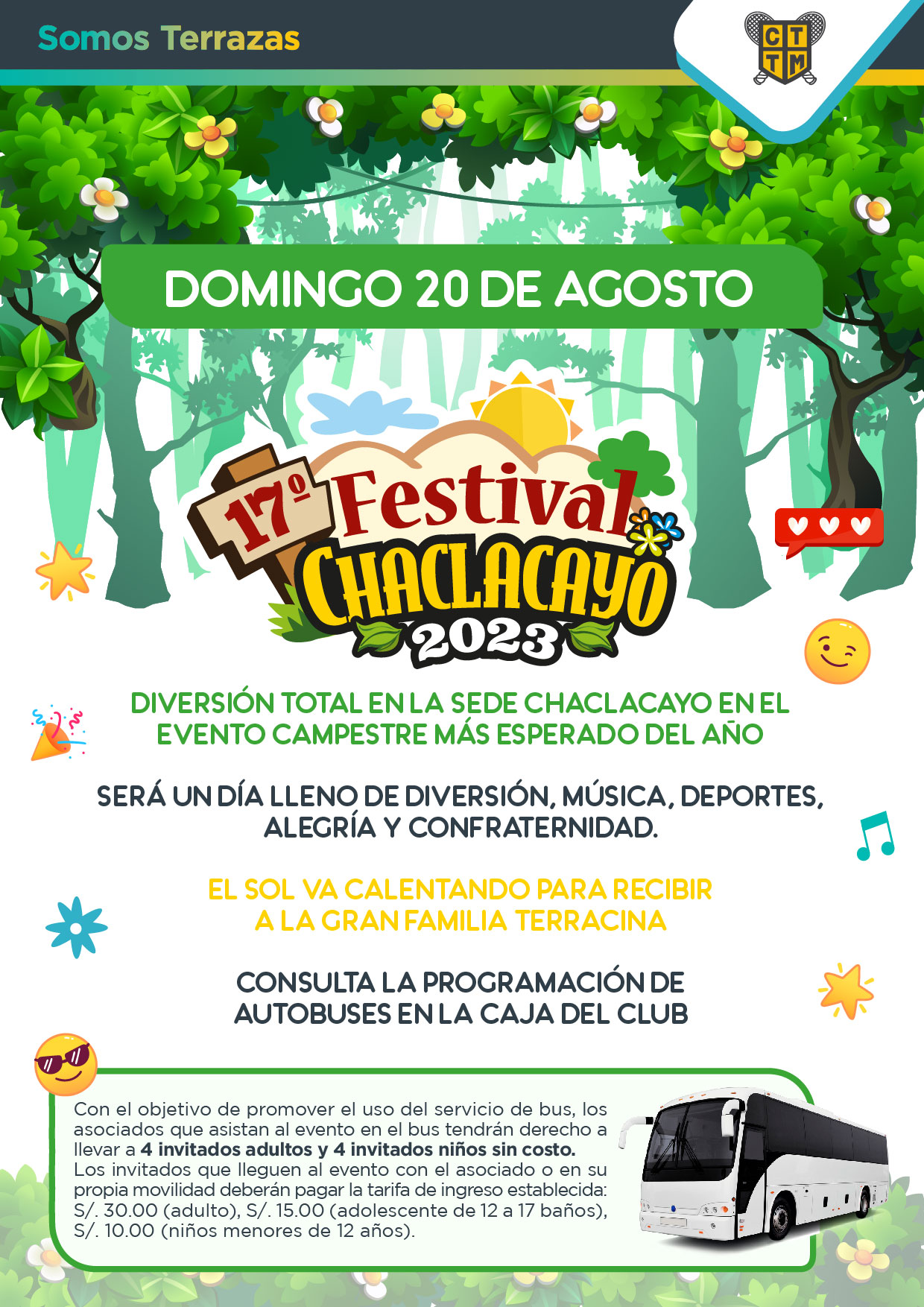 ESTE DOMINGO 20 DE AGOSTO... ¡FESTIVAL CHACLACAYO 2023!