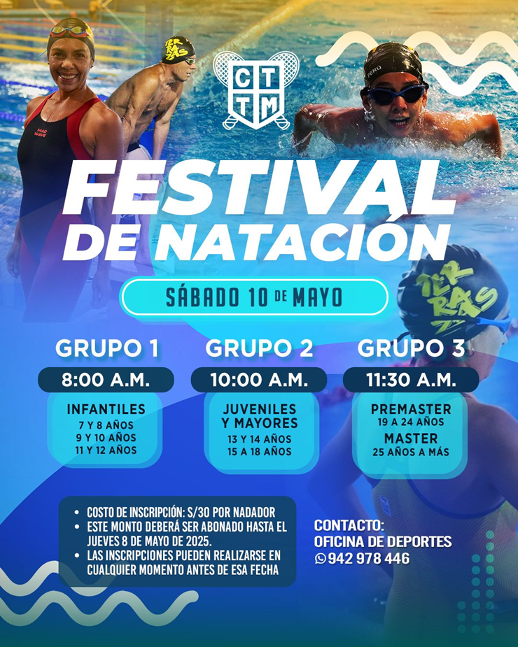 🏊‍♂️💥 ¡FESTIVAL DE NATACIÓN TERRACINO! 💥🏊‍♀️