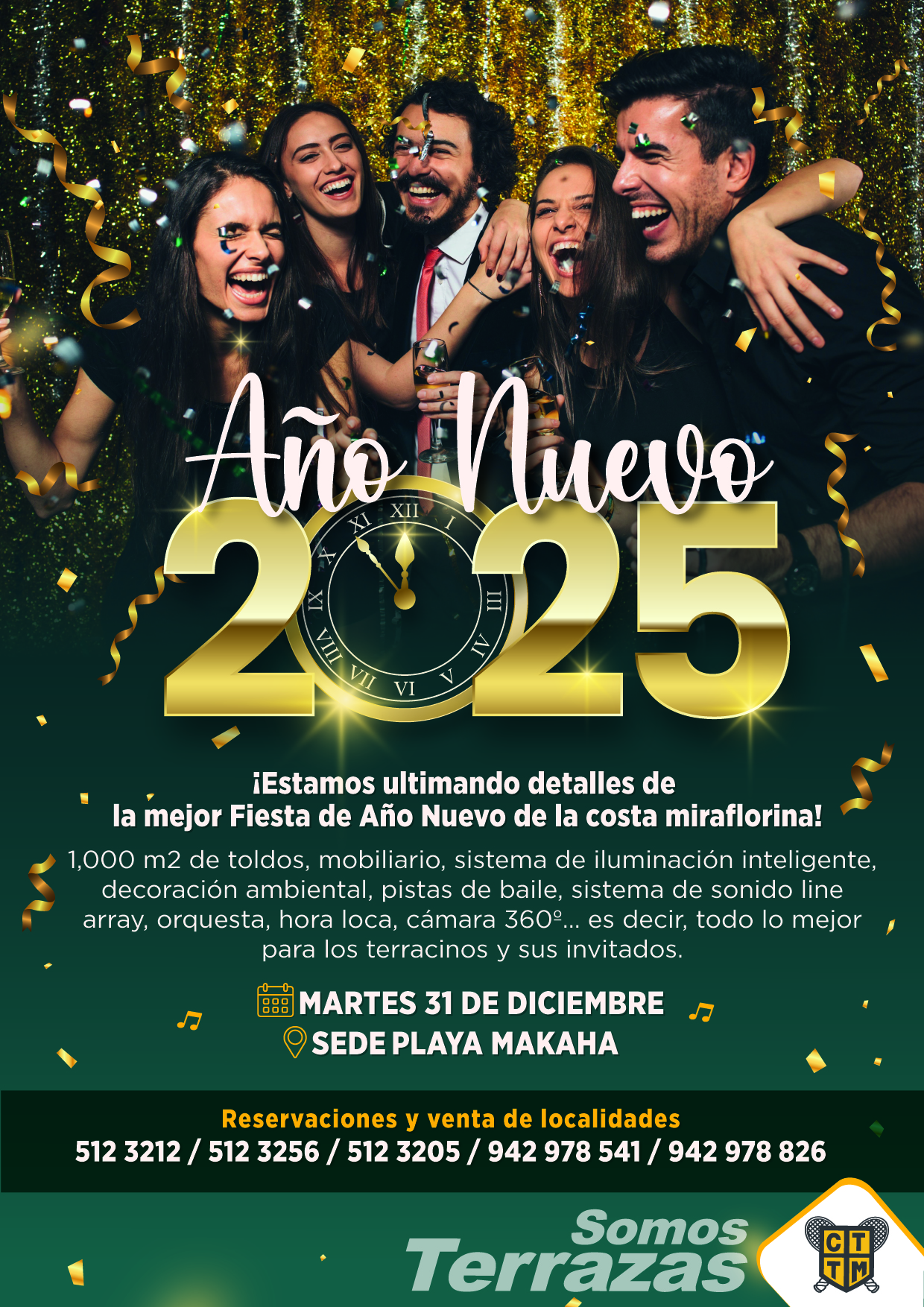 FIESTA DE AÑO NUEVO 2025 🎉🎆🥂