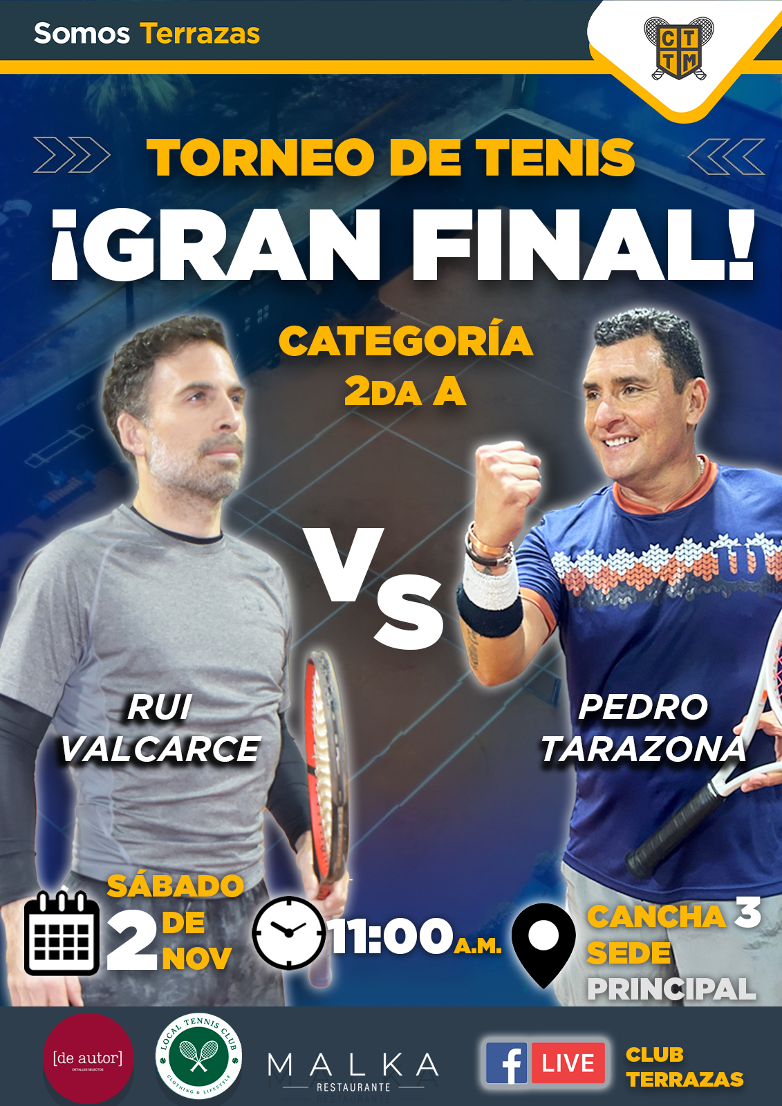 GRAN FINAL - TORNEO DE TENIS CATEGORÍA 2DA A