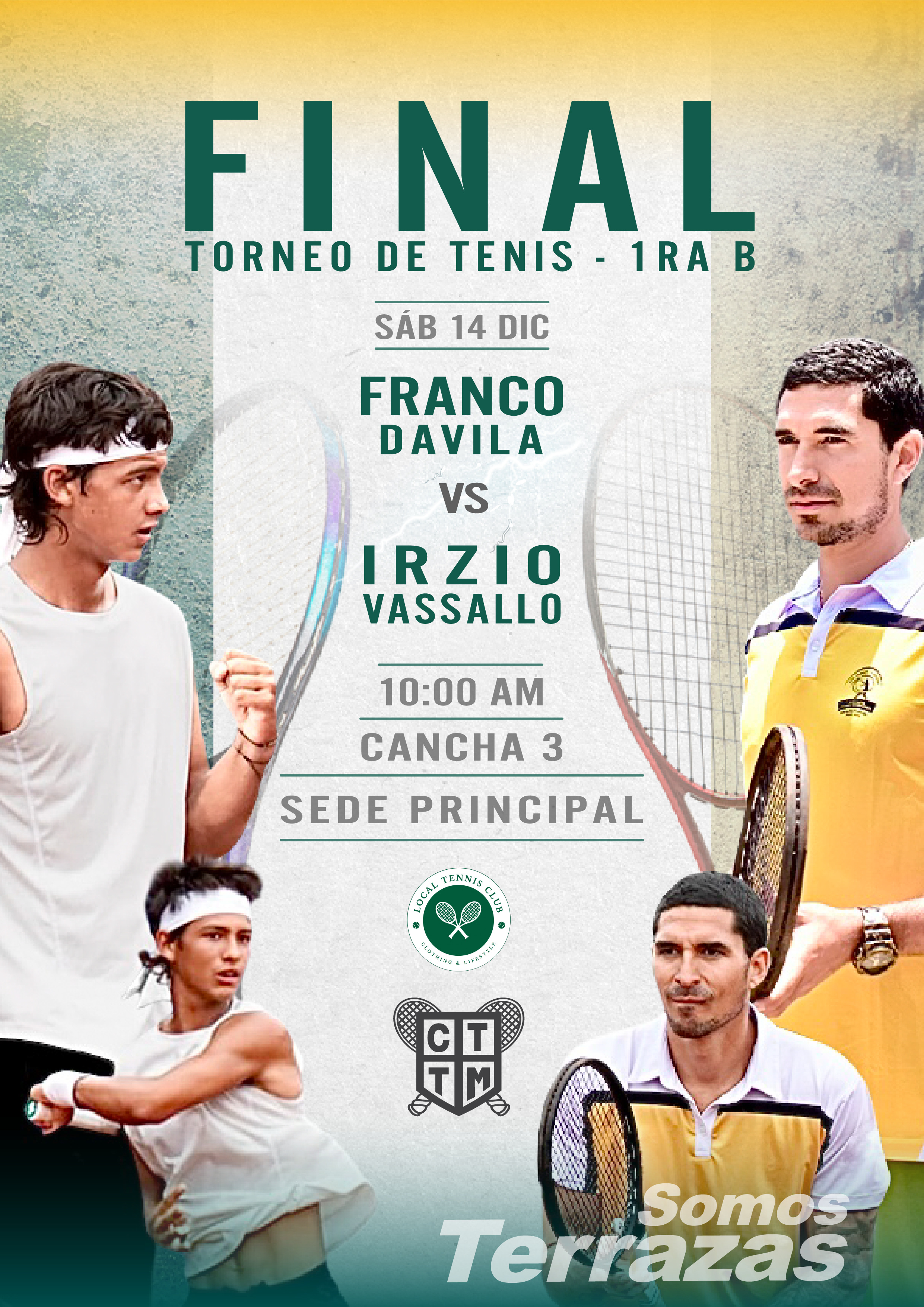🎾GRAN FINAL - TORNEO DE TENIS CATEGORÍA 1RA “B” 🏆