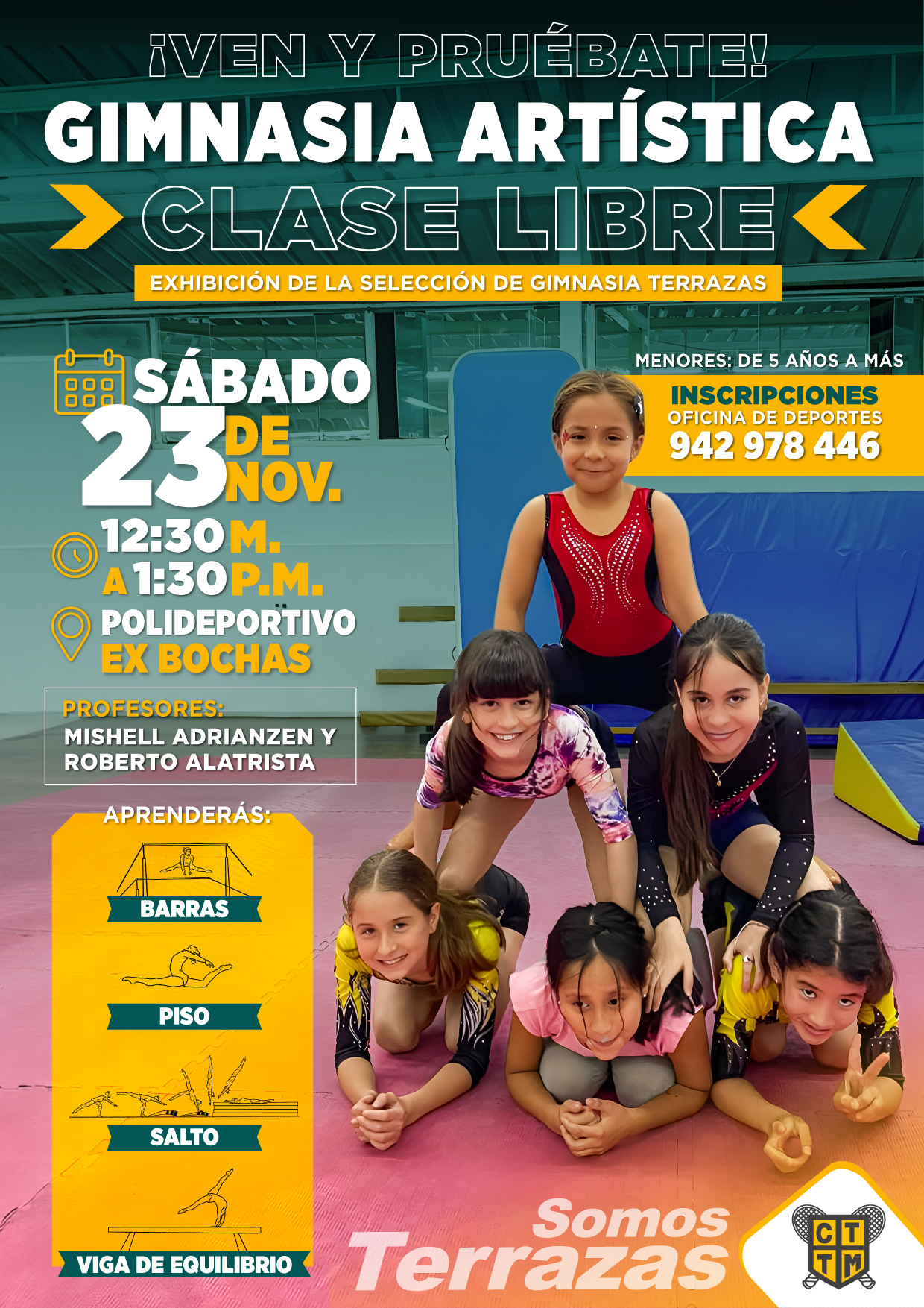 🎉 CLASE LIBRE DE GIMNASIA ARTÍSTICA 🤸‍♀️