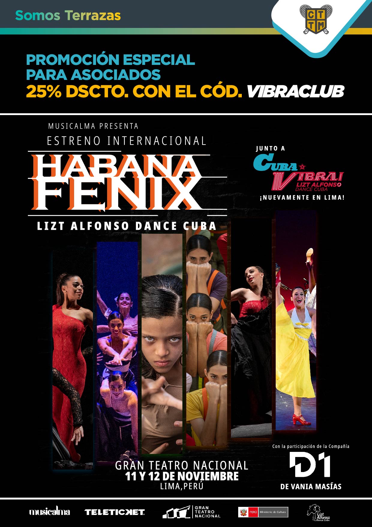 PROMOCIÓN ESPECIAL PARA ASOCIADOS CON EL CÓDIGO "VIBRACLUB" EN HABANA FENIX