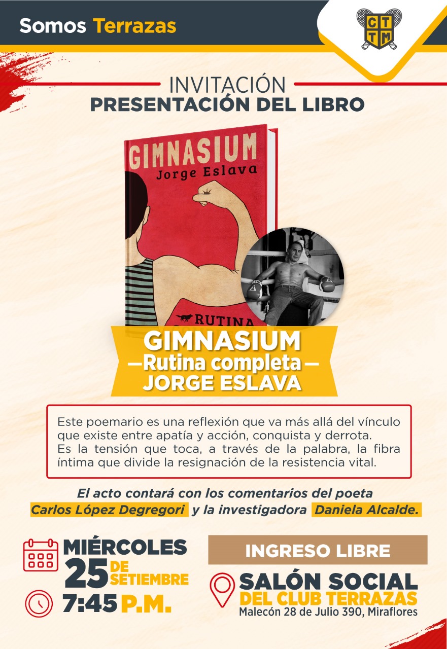 PRESENTACIÓN DEL LIBRO GIMNASIUM DE JORGE ESLAVA