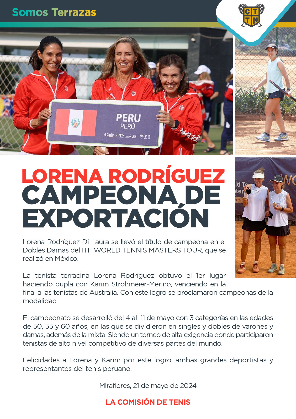 LORENA RODRÍGUEZ CAMPEONA DE EXPORTACIÓN