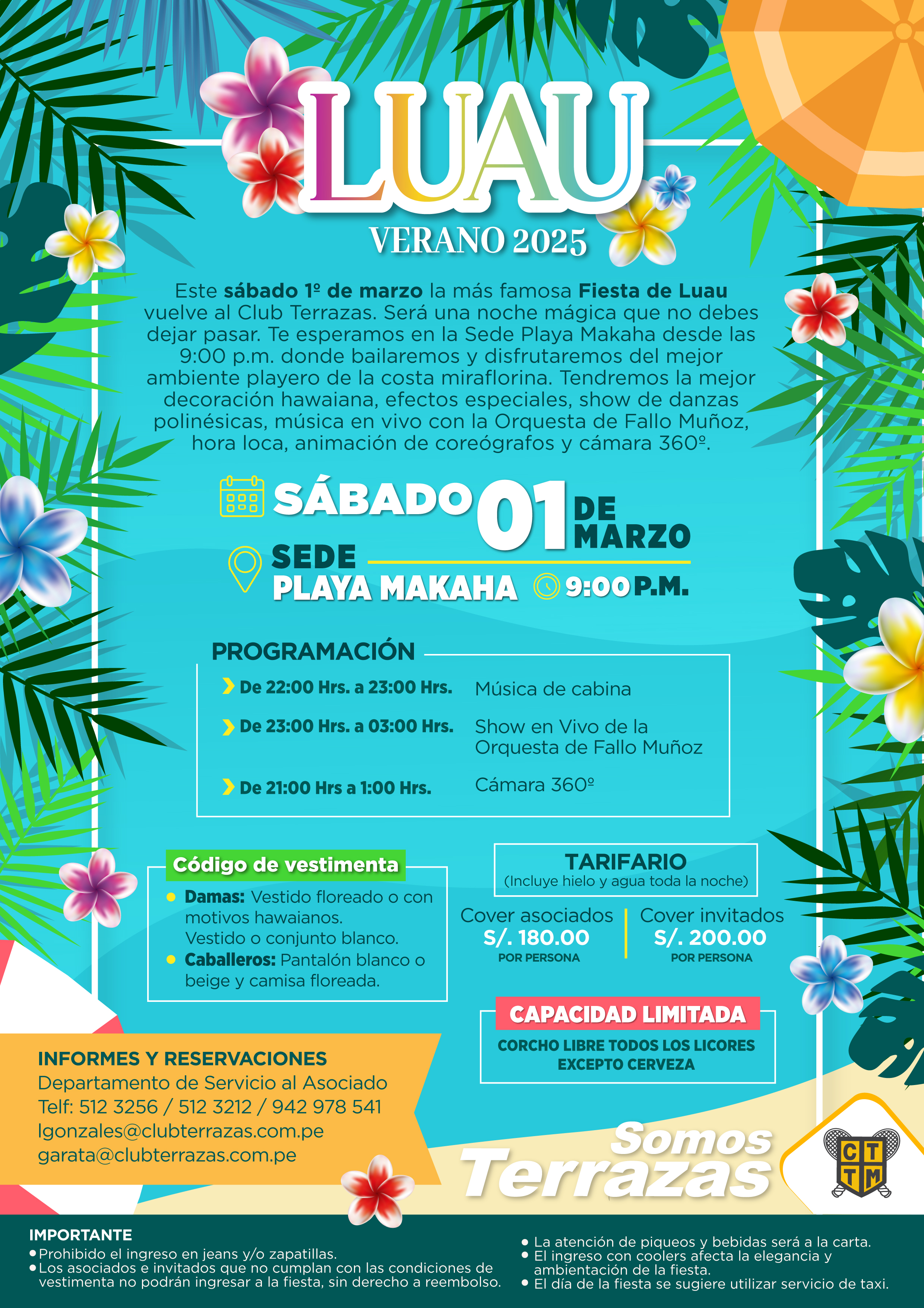 🌺🌴LUAU VERANO 2025🎉