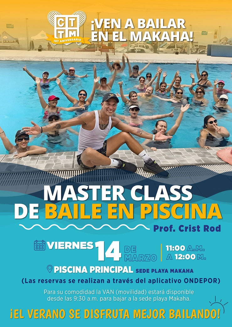 🕺MASTER CLASS DE BAILE EN PISCINA  ¡VEN A BAILAR EN EL MAKAHA! 💃🌊🎶