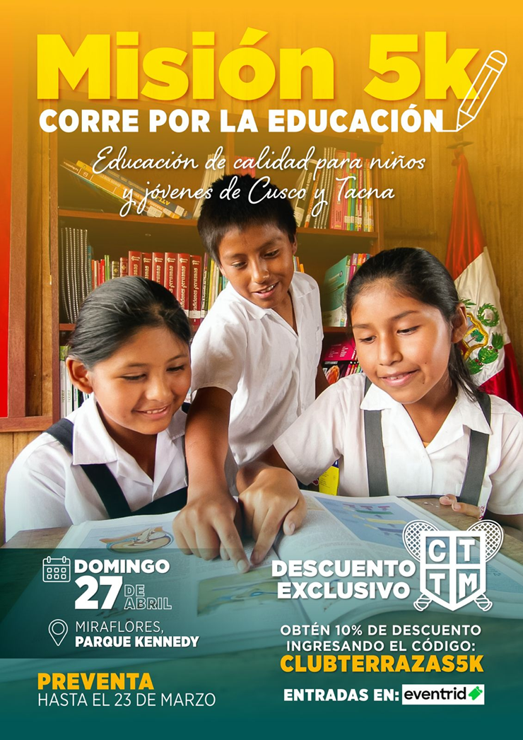 MISIÓN 5K 🏃‍♀️🏃‍♂️ - CORRE POR LA EDUCACIÓN 📚🎓