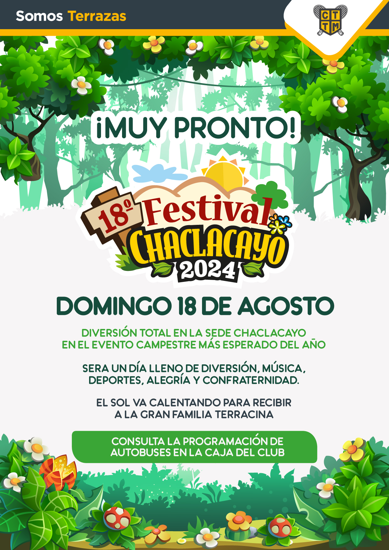 ESTE DOMINGO 18 DE AGOSTO... ¡FESTIVAL CHACLACAYO 2024!