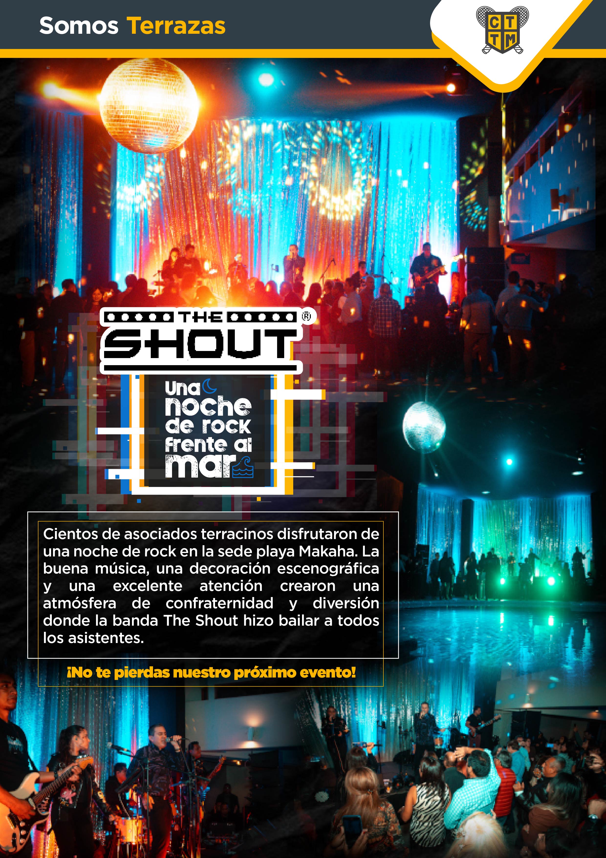UNA MÁGICA NOCHE DE ROCK FRENTE AL MAR CON THE SHOUT