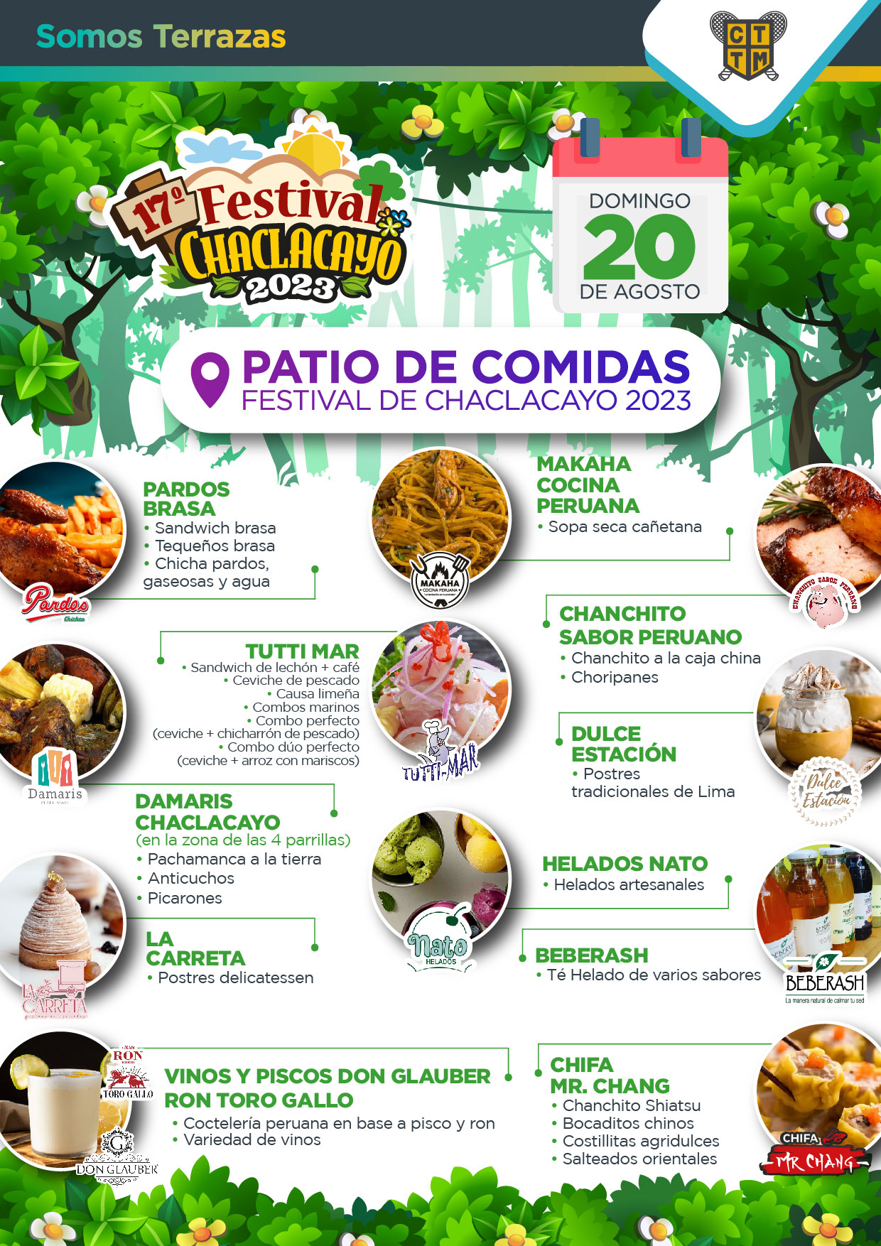 ESTE DOMINGO 20 DE AGOSTO NOS OLVIDAMOS DE LA DIETA EN CHACLACAYO