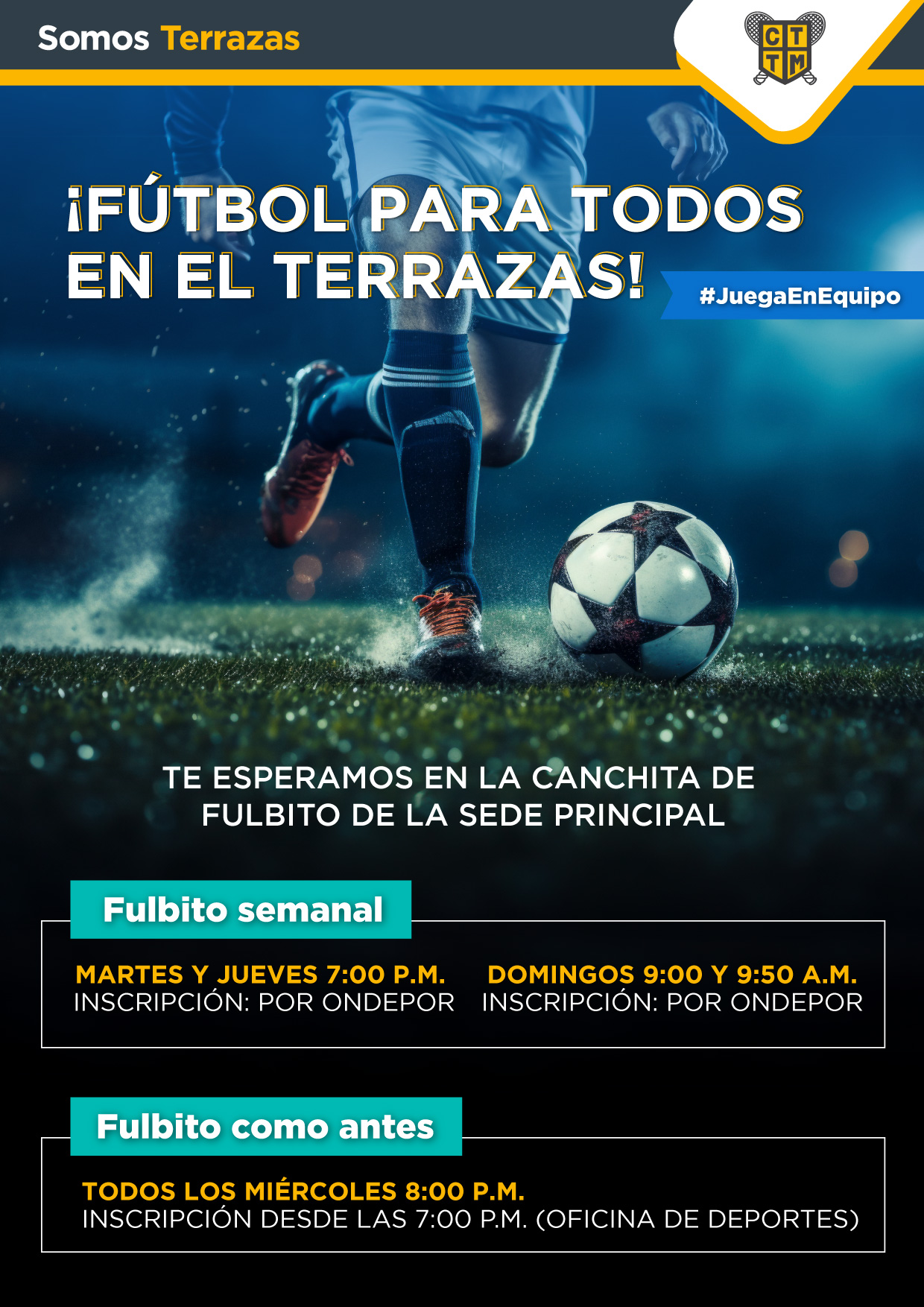 ¡FÚTBOL TERRACINO!