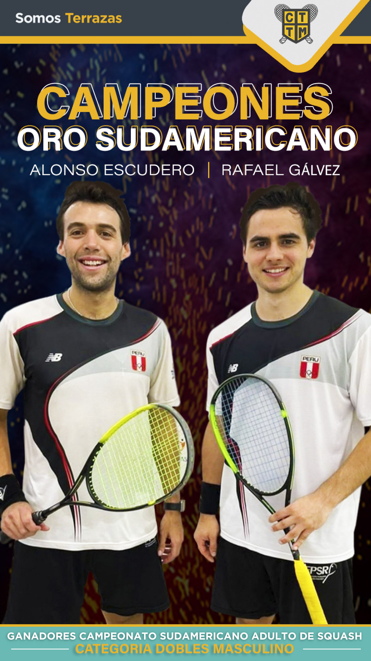 CAMPEONES SUDAMERICANOS DE SQUASH  