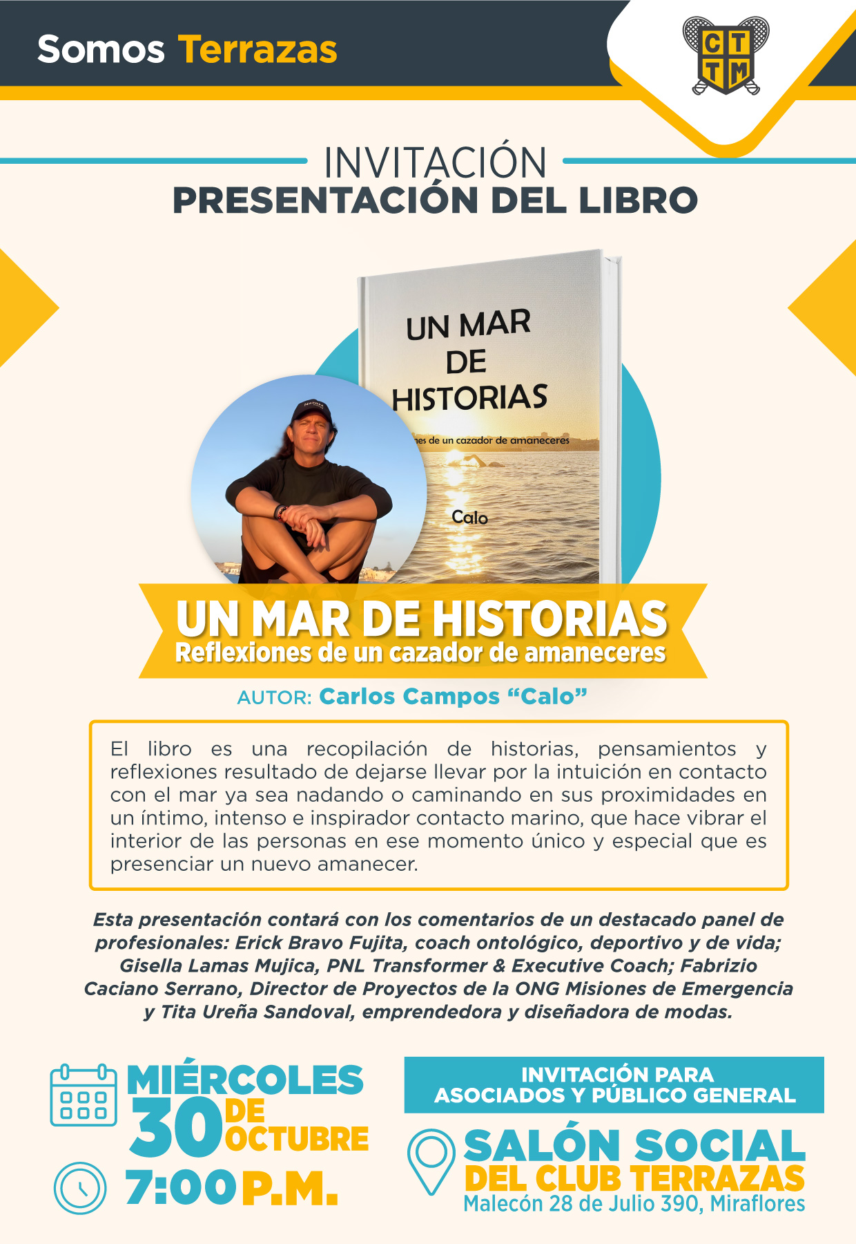 PRESENTACIÓN DEL LIBRO UN MAR DE HISTORIAS 