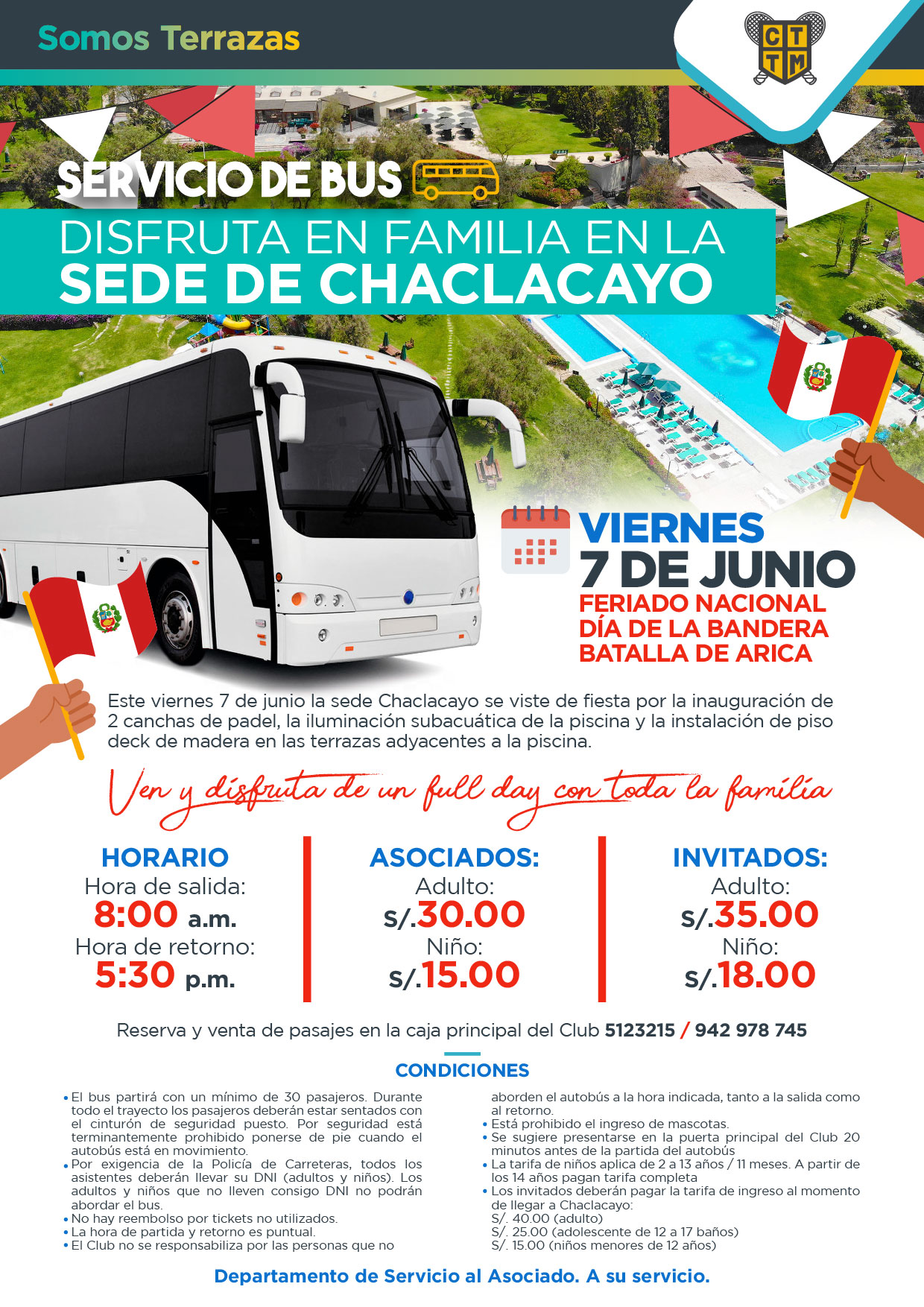 ESTE FERIADO DEL 7 DE JUNIO VAMOS A CHACLACAYO!!!