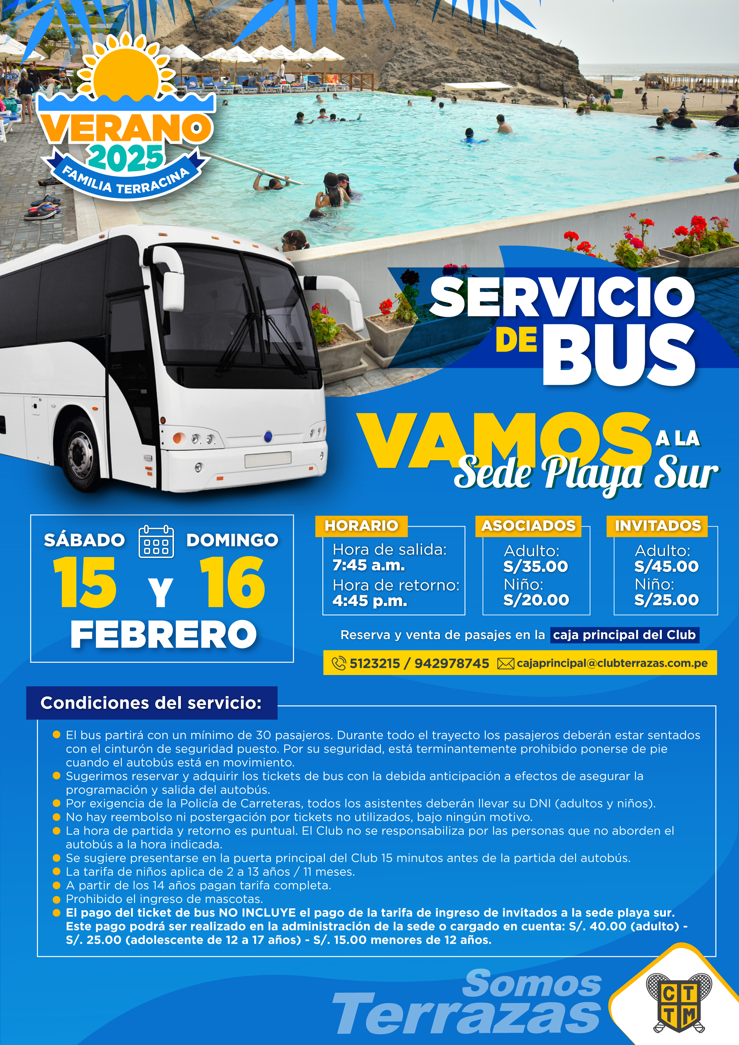 🚌 SERVICIO DE BUS A SEDE CHEPECONDE 🚌
