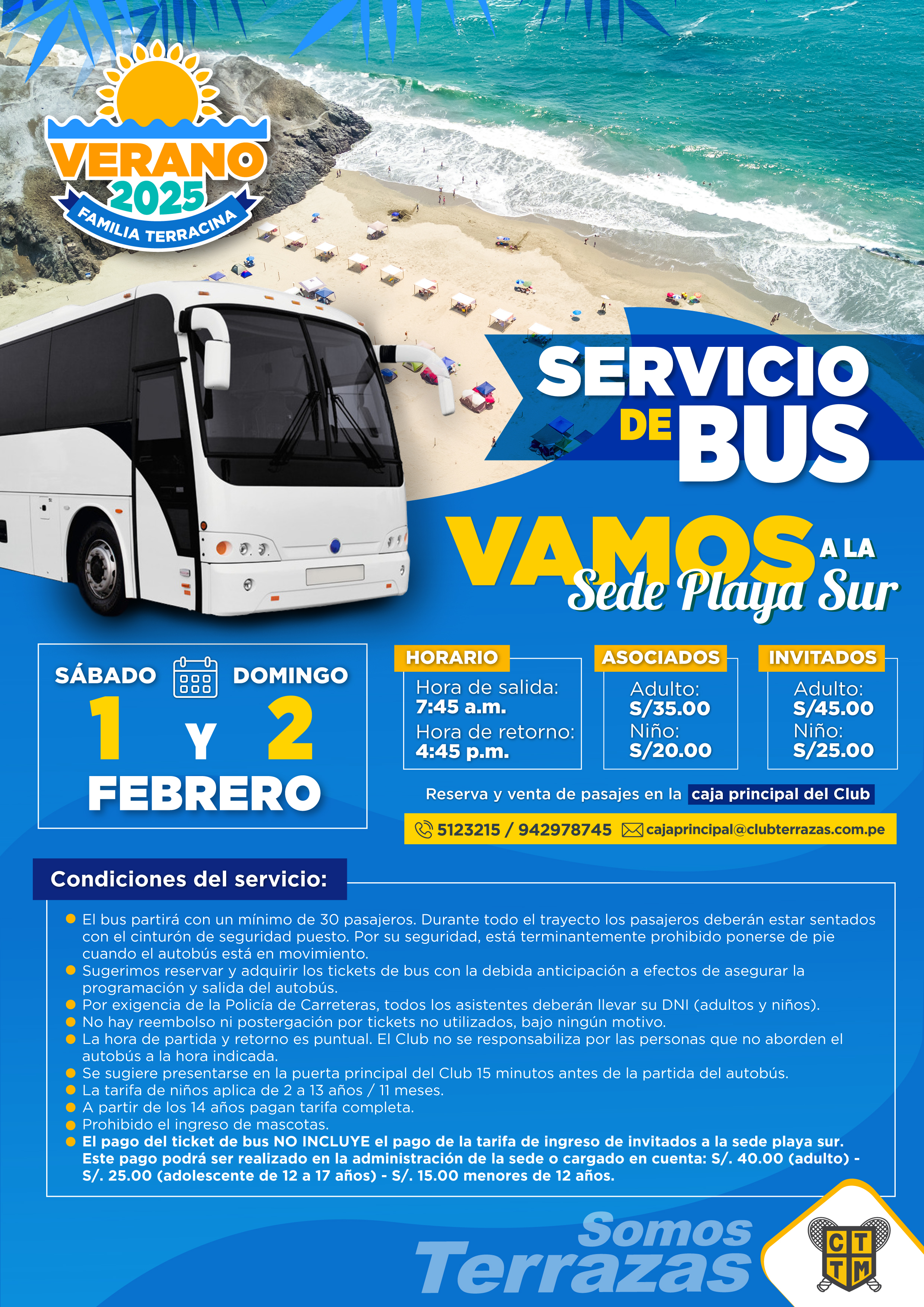 🚌 SERVICIO DE BUS A SEDE CHEPECONDE 🚌