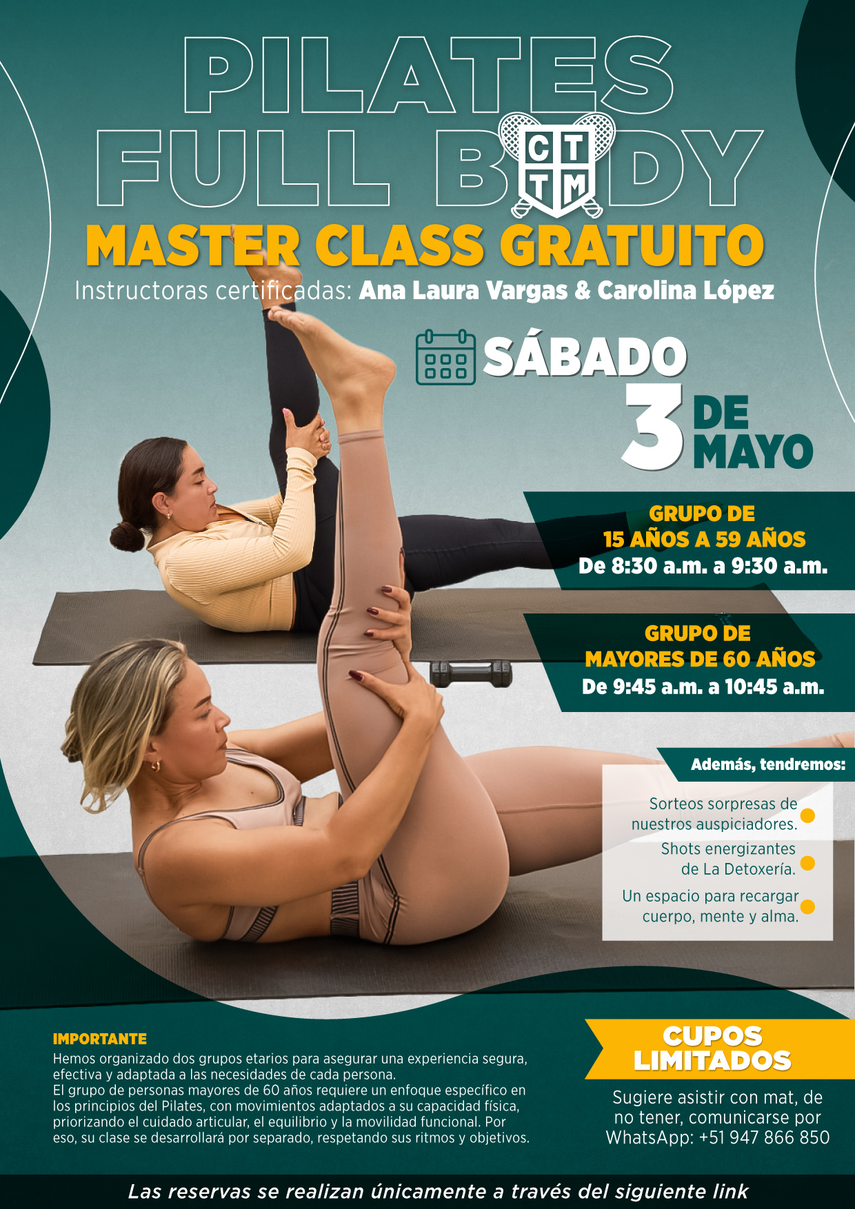 🧘‍♀️ PILATES FULL BODY 💪 ✨ MASTER CLASS GRATUITO ✨