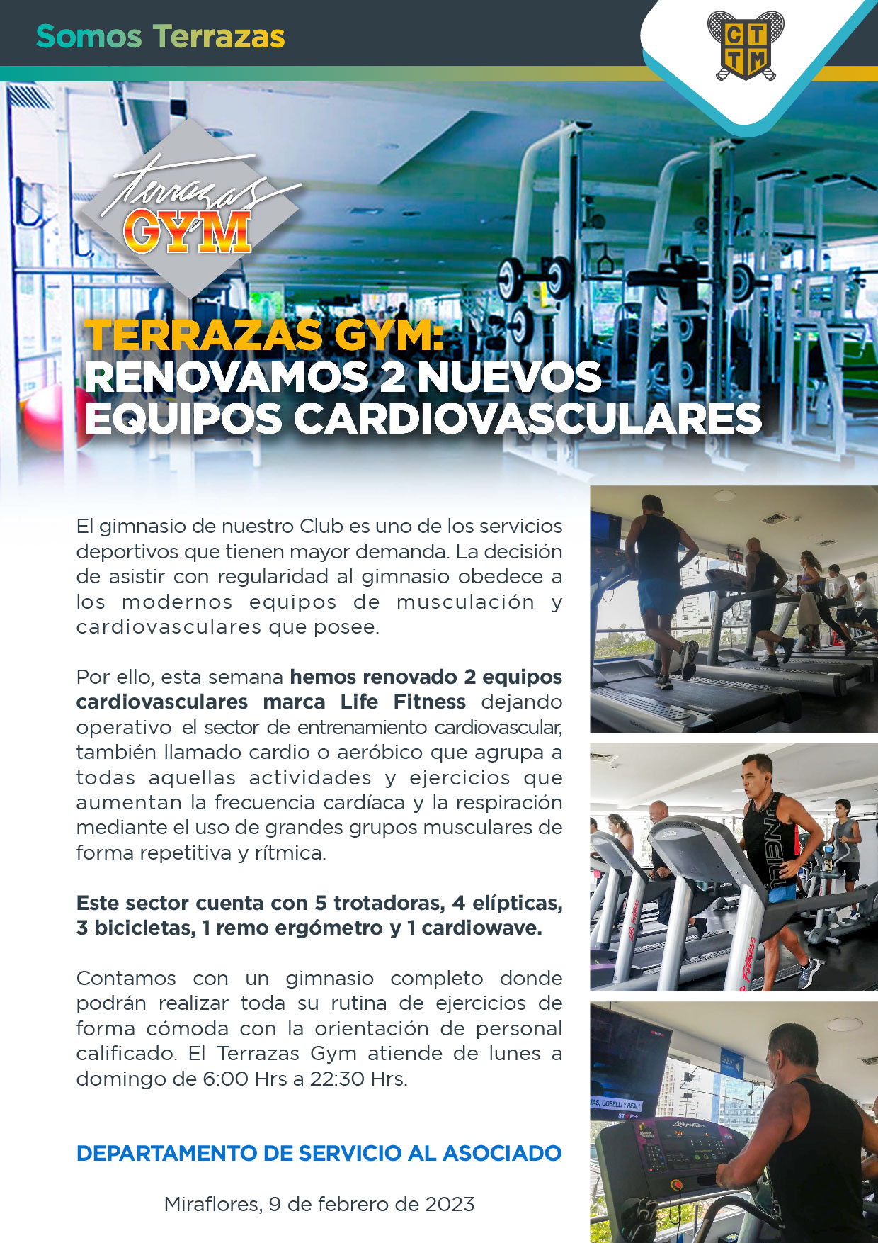 TERRAZAS GYM: RENOVAMOS 2 NUEVOS EQUIPOS CARDIOVASCULARES