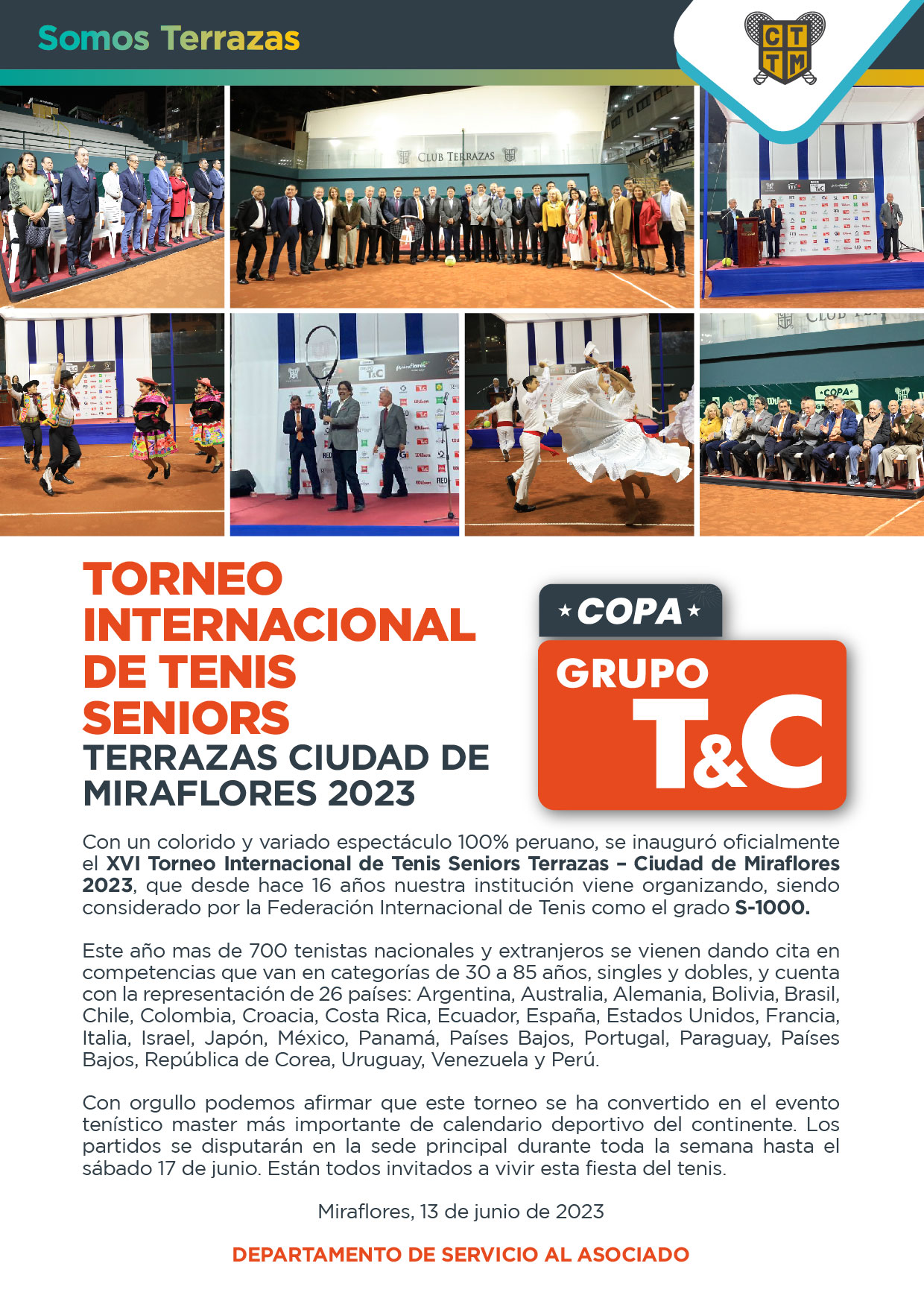 TORNEO INTERNACIONAL DE TENIS SENIORS TERRAZAS