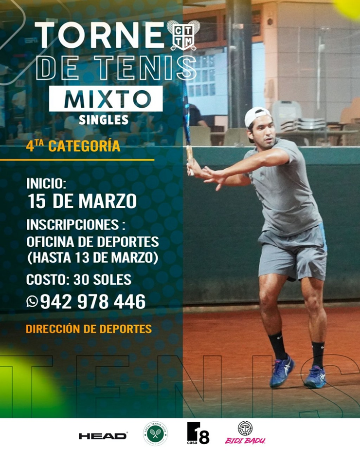 TORNEO DE TENIS - 4TA CATEGORÍA 🎾🏆