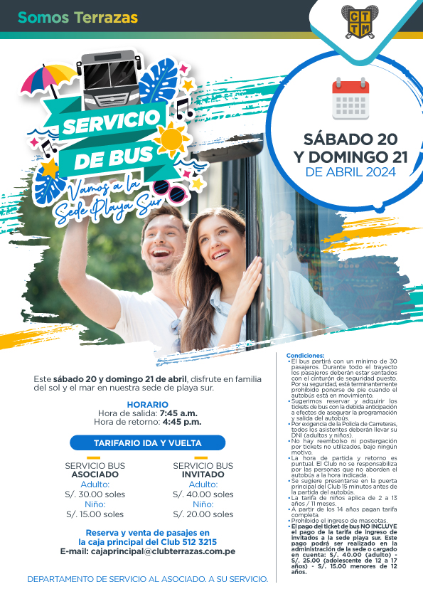 ESTE FIN DE SEMANA NO TE QUEDES EN LIMA... ¡¡¡VAMOS EN BUS A CHEPECONDE!!!