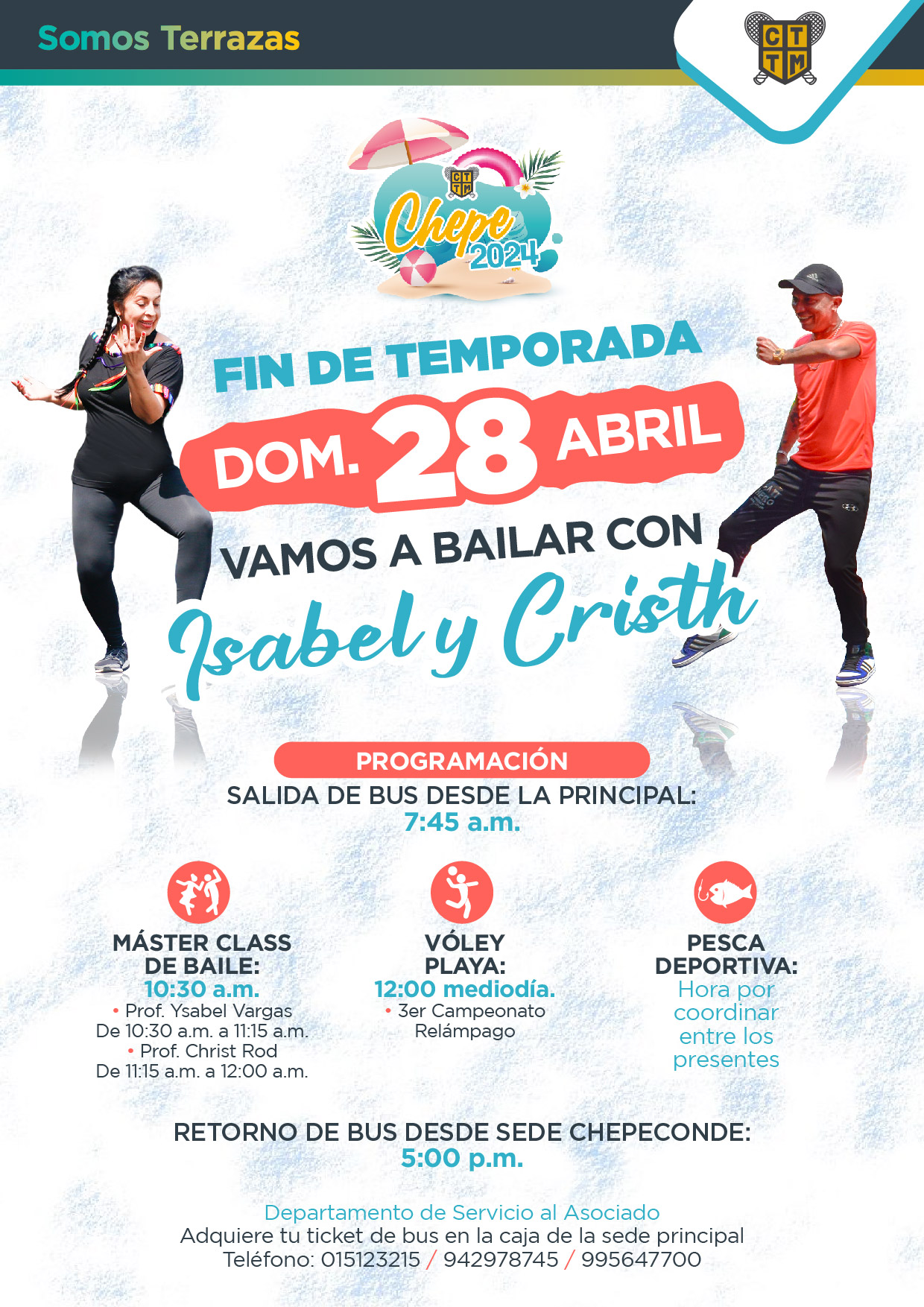 DOMINGO 28 DE ABRIL VAMOS A BAILAR CON ISABEL Y CRISTH