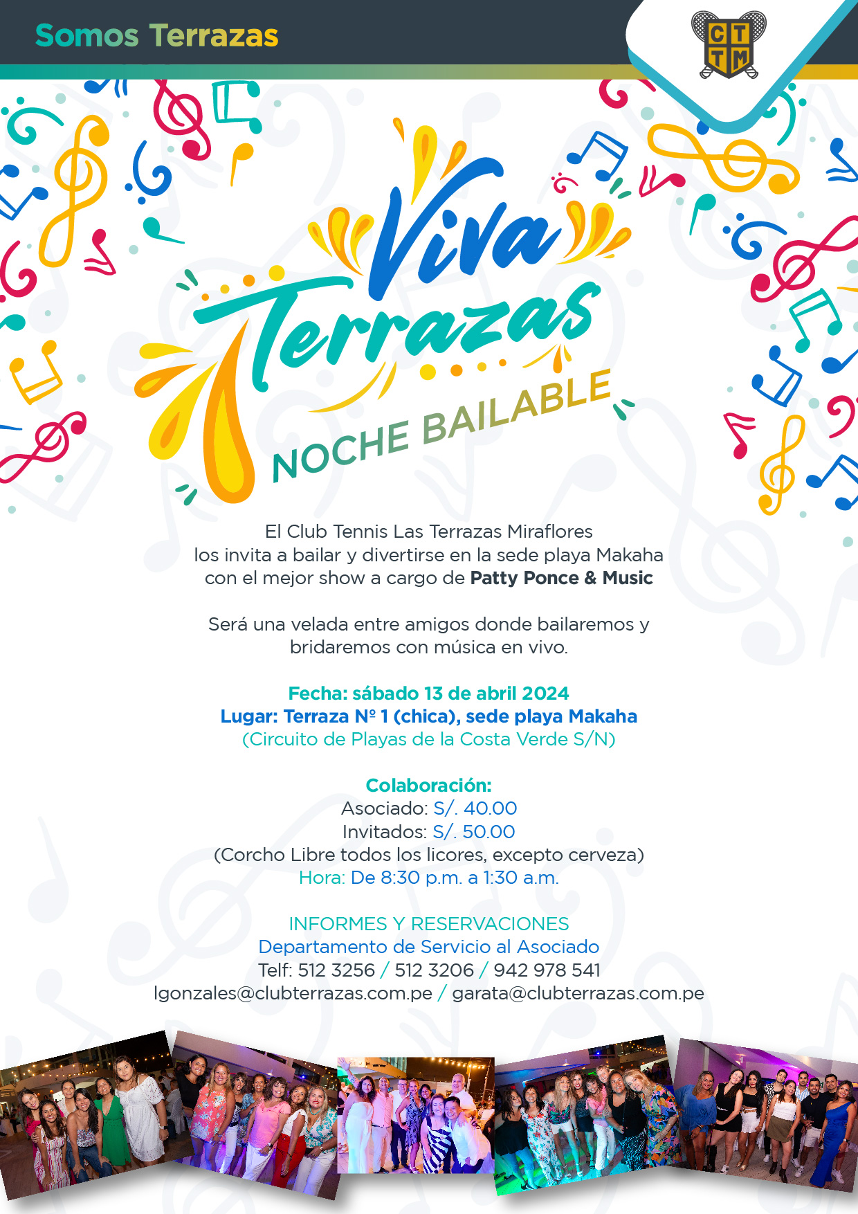 VIVA TERRAZAS / NOCHE BAILABLE