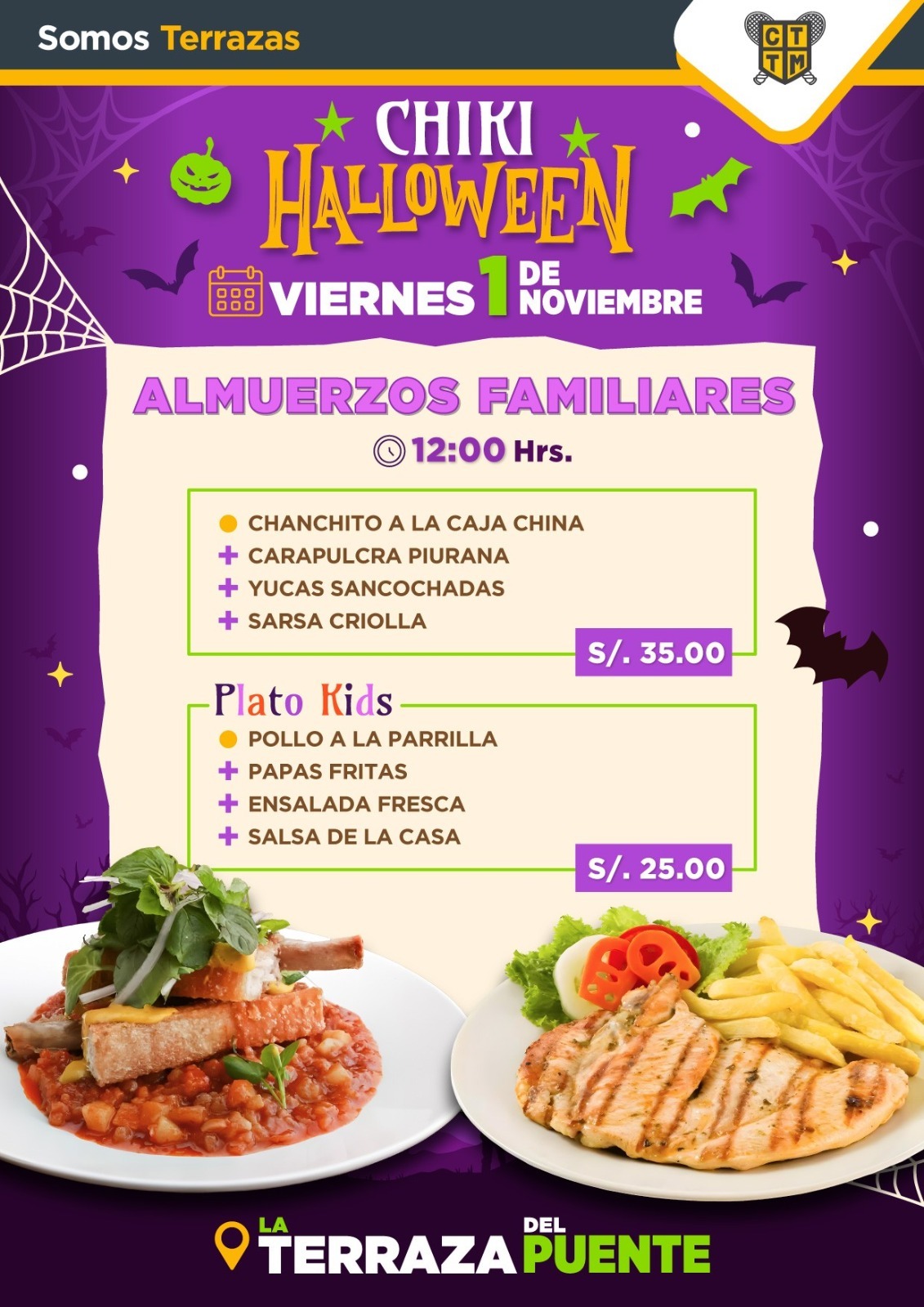 ALMUERZO FAMILIAR EN LA TERRAZA DEL PUENTE 