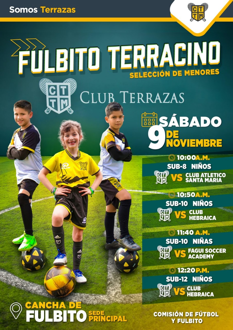 FULBITO TERRACINO: SELECCIÓN MENORES 
